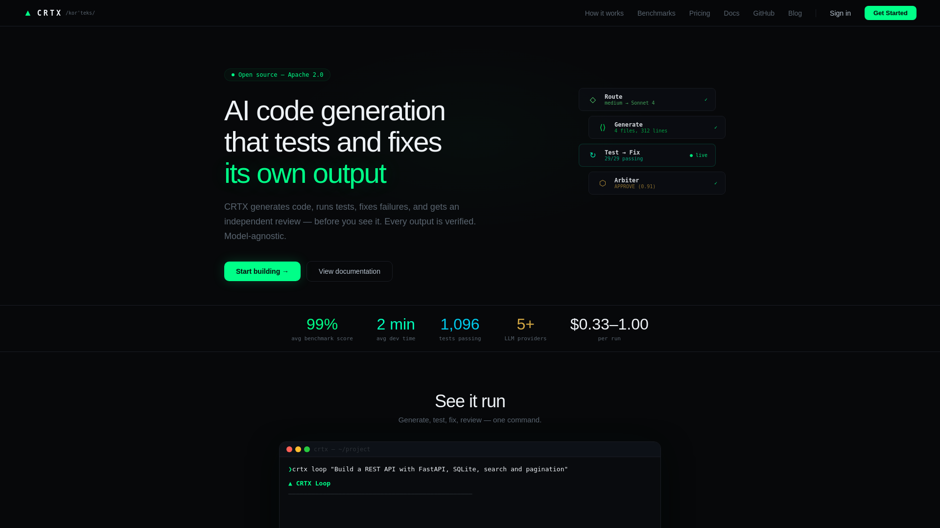 website screenshot of https://triad-orchestrator.com/