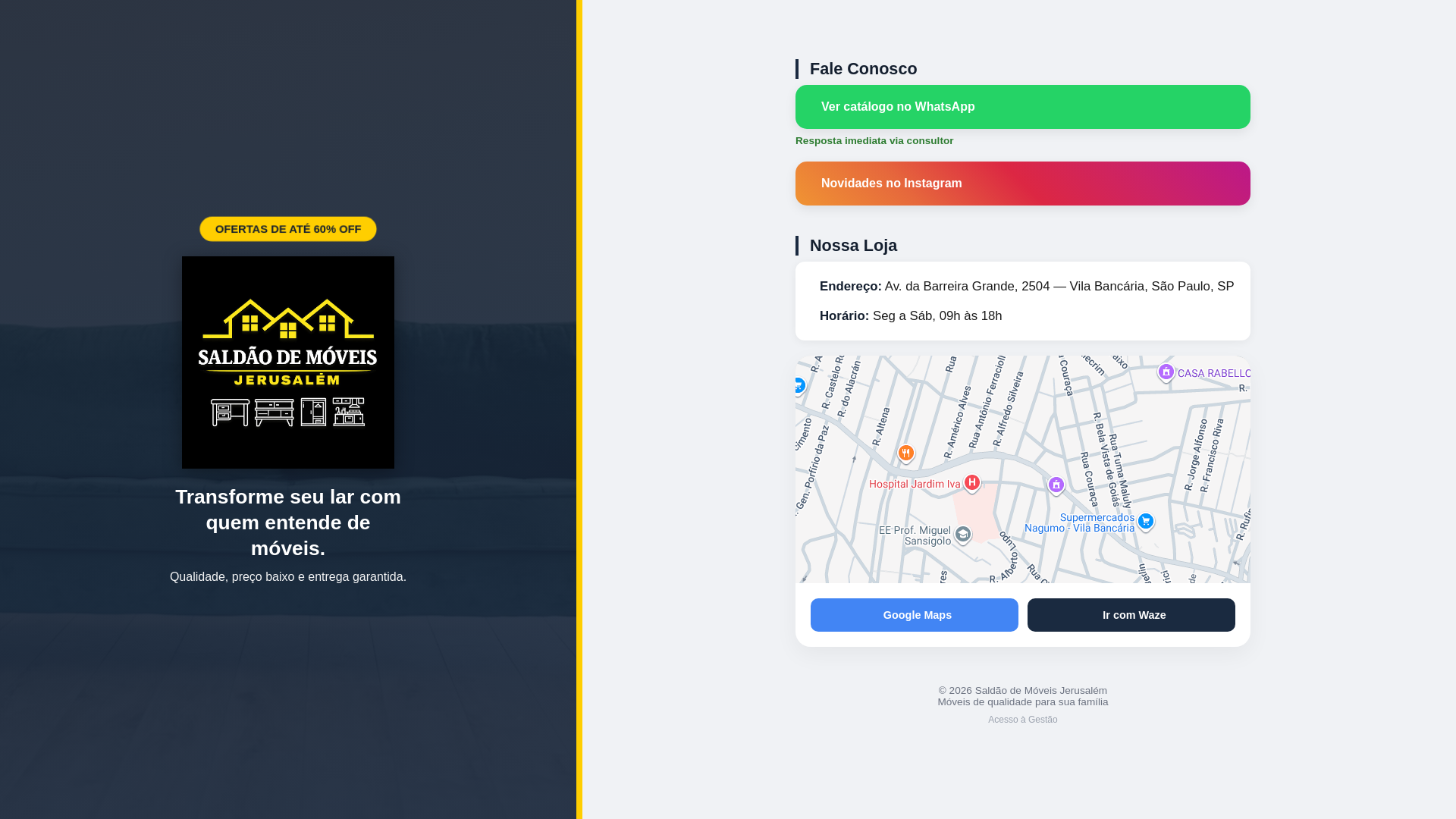 website screenshot of https://saldao.pages.dev/