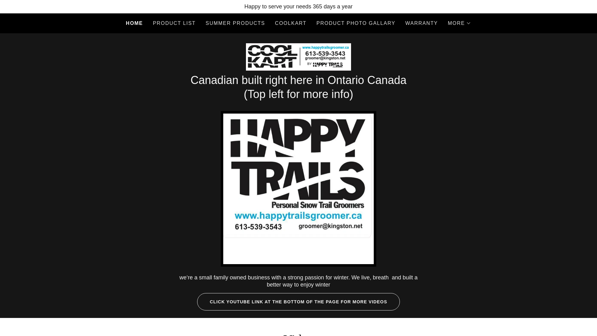 website screenshot of https://happy-hauler.com/