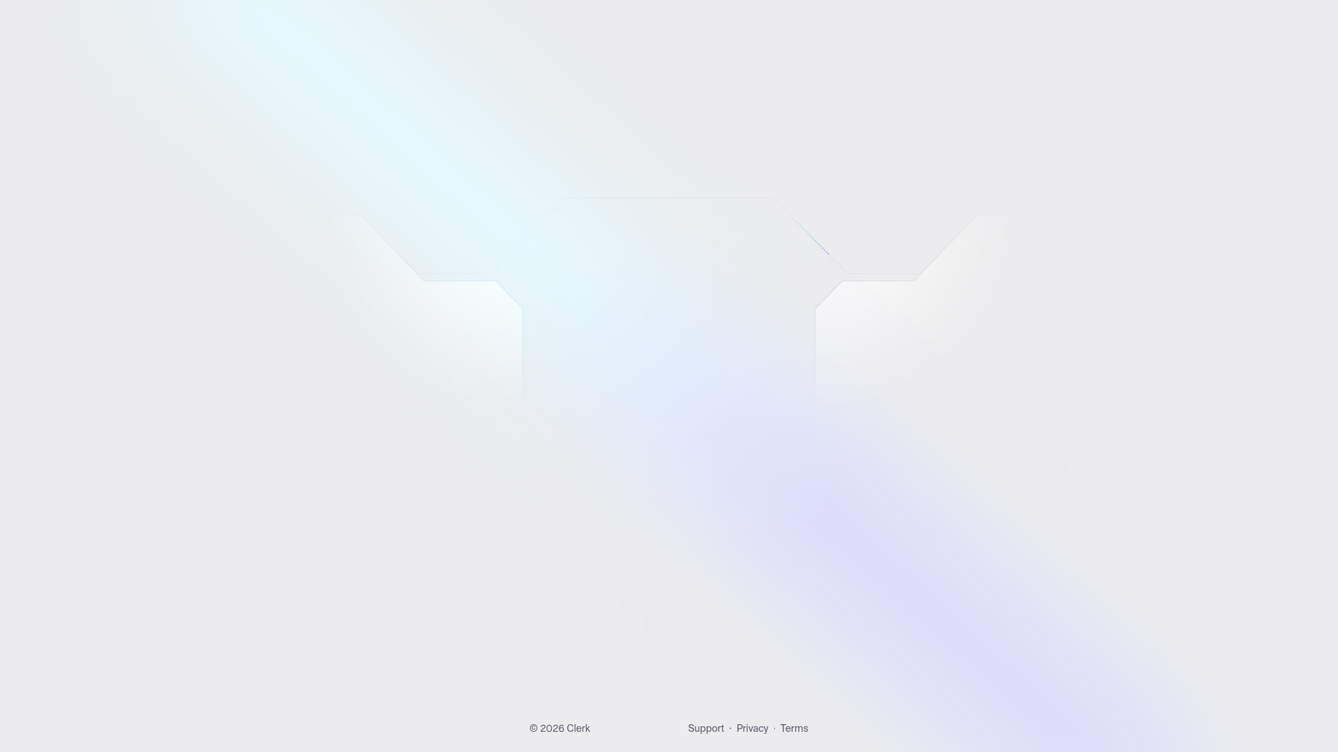 website screenshot of https://dashboard.clerk.com