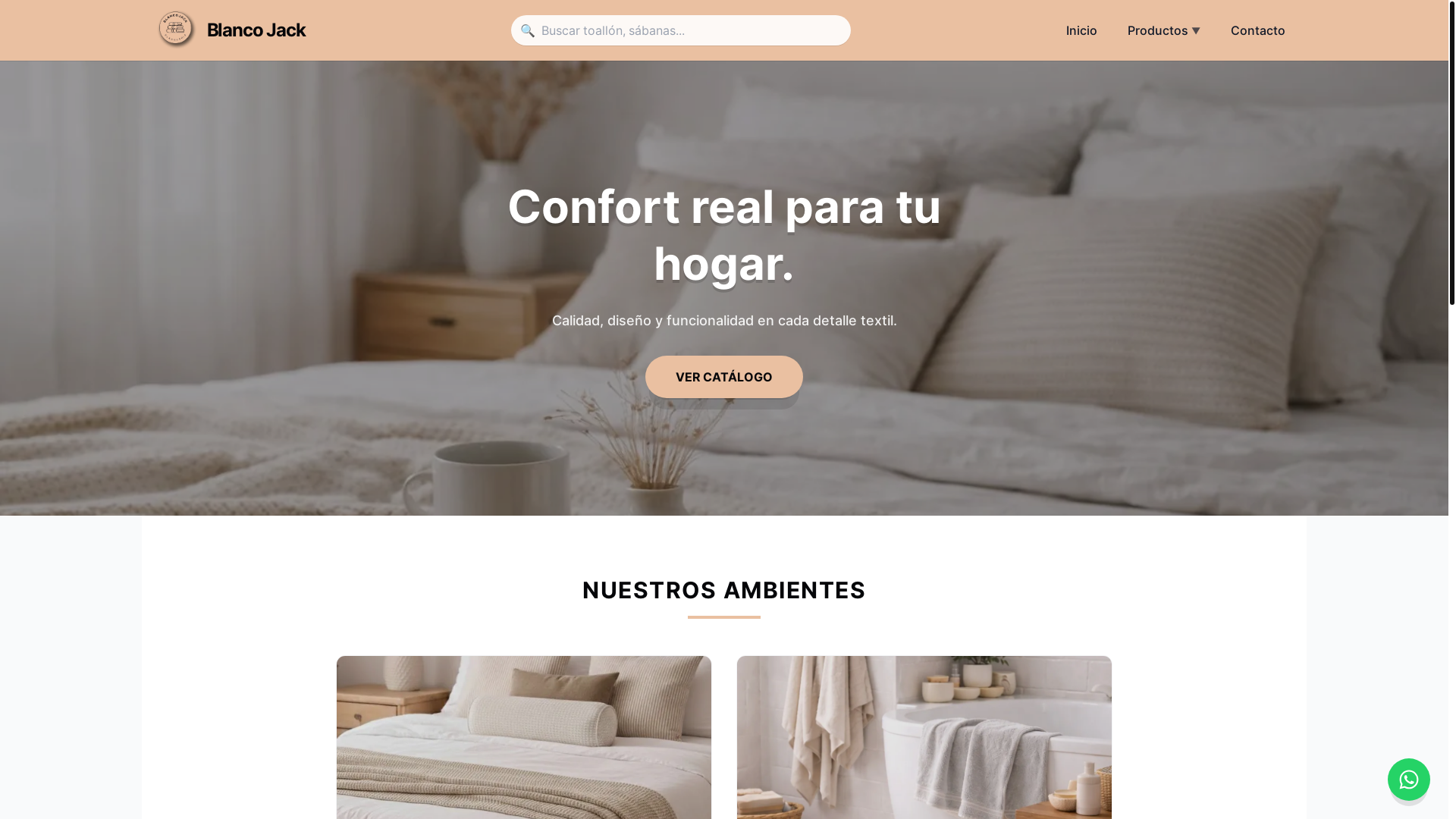 website screenshot of https://blancojack.com/