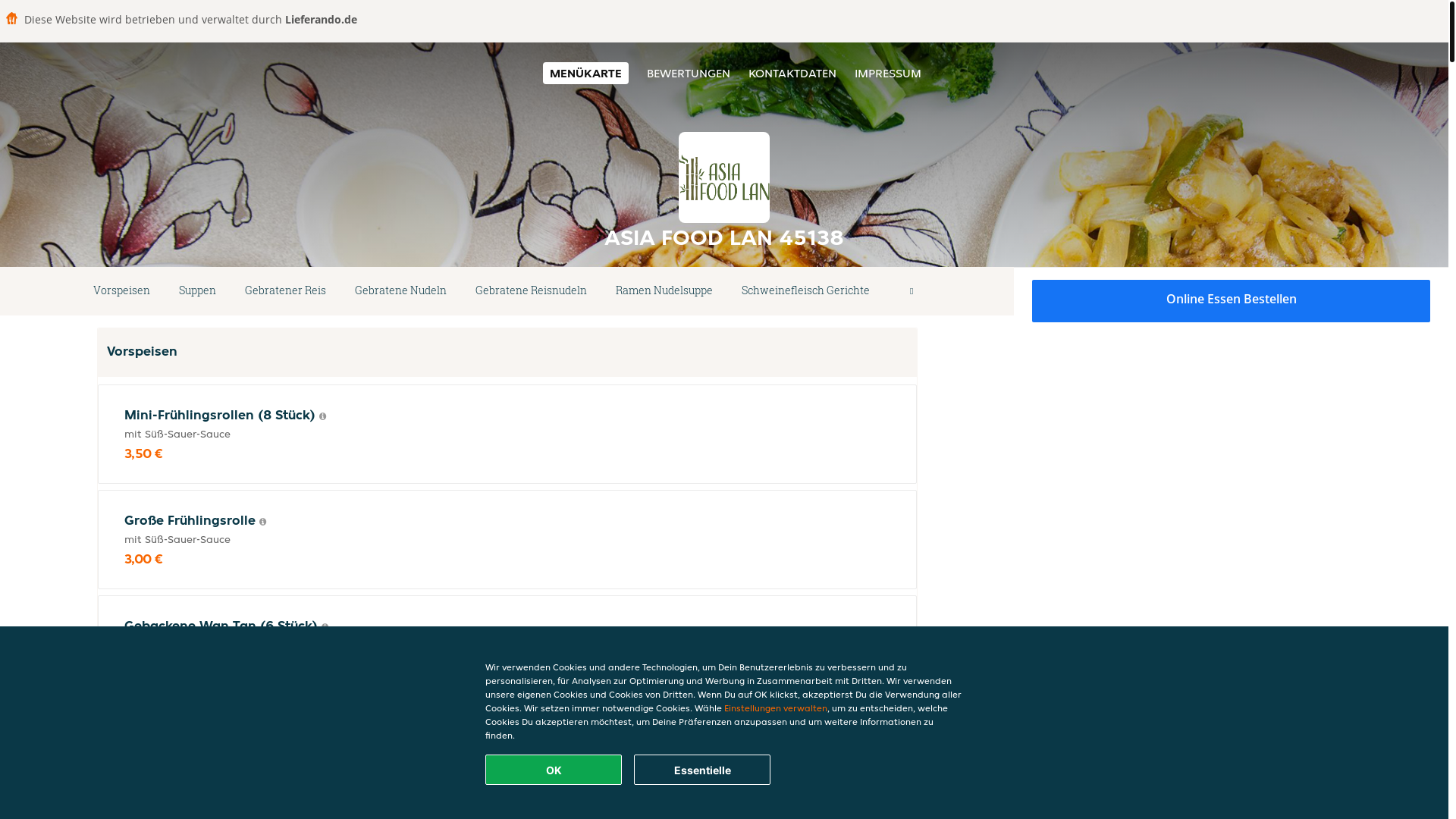 website screenshot of https://asiafoodlan-essen.de/