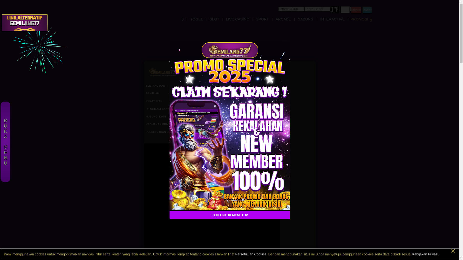 website screenshot of https://gemilangpeluru.pro/