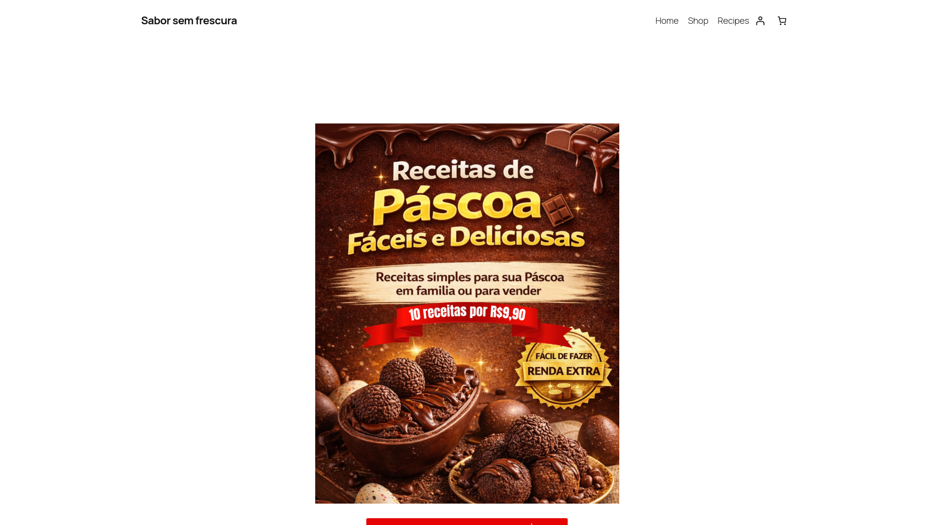 website screenshot of https://saborsemfrescura.com