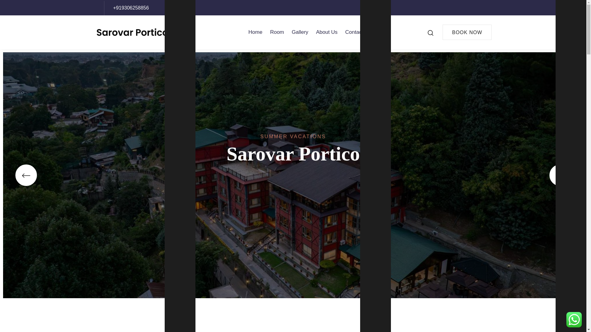 website screenshot of https://sarovarporticoonline.in/