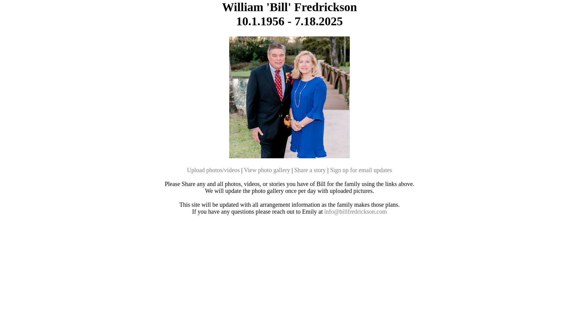 website screenshot of https://billfredrickson-com.pages.dev/