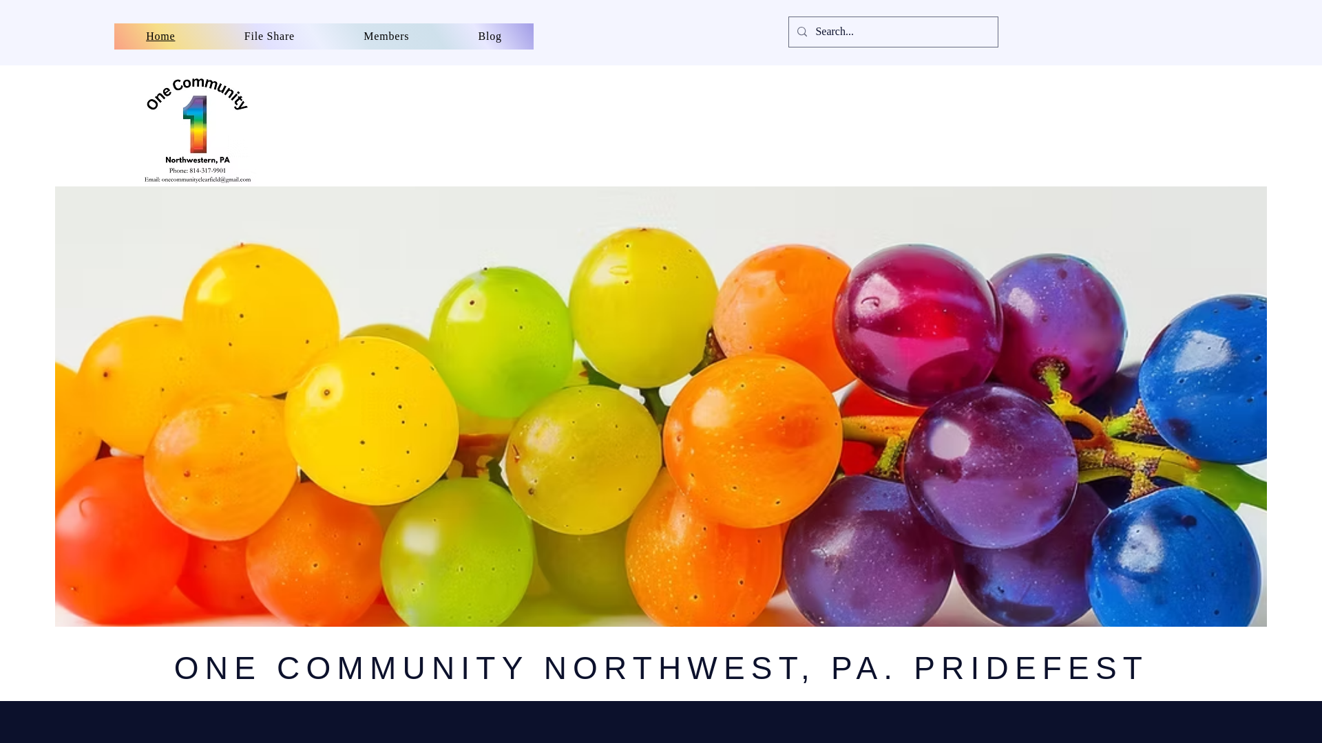 website screenshot of https://onecommunitynorthwestpa.com/