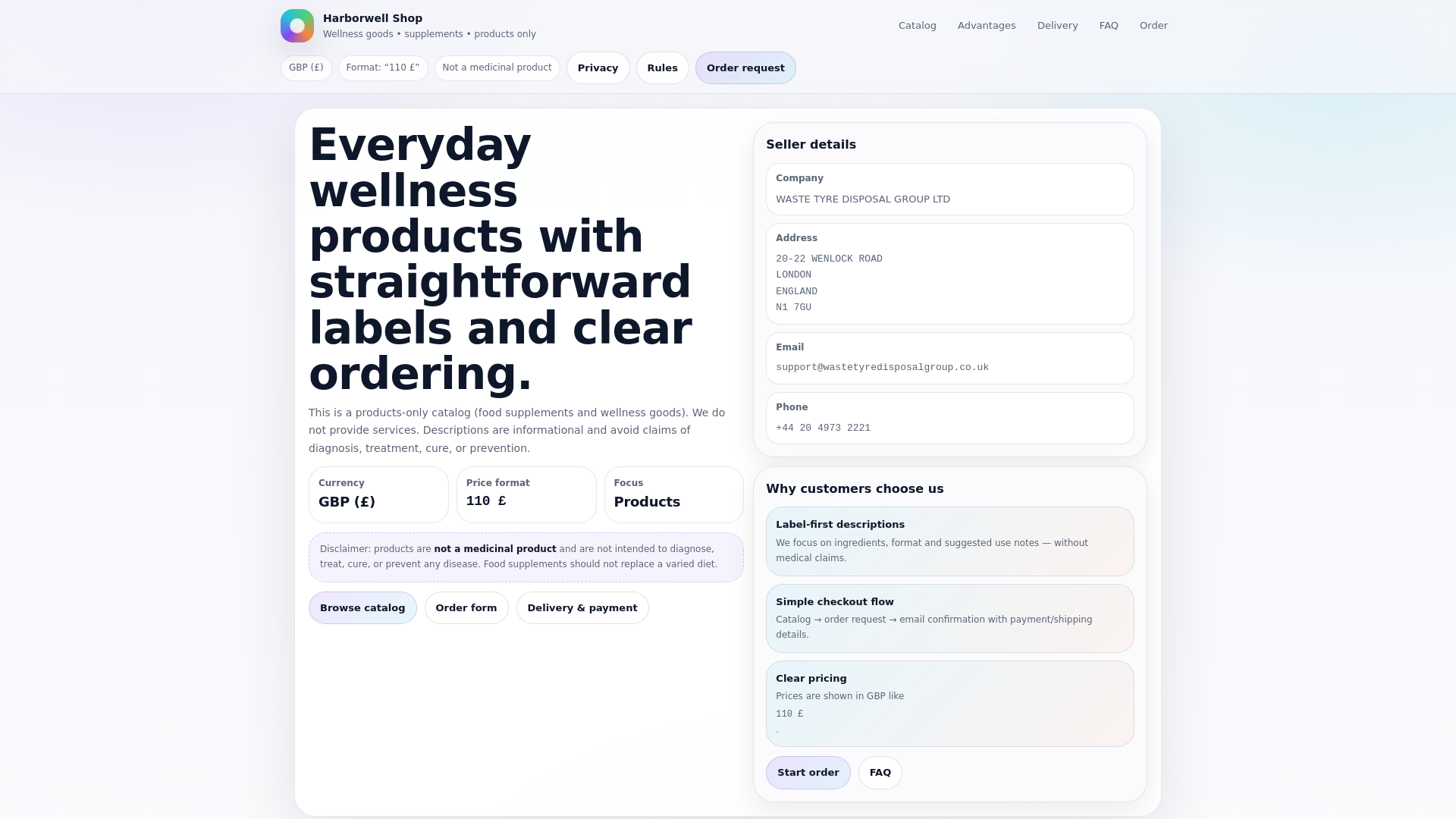 website screenshot of https://energizeessentials8.shop/