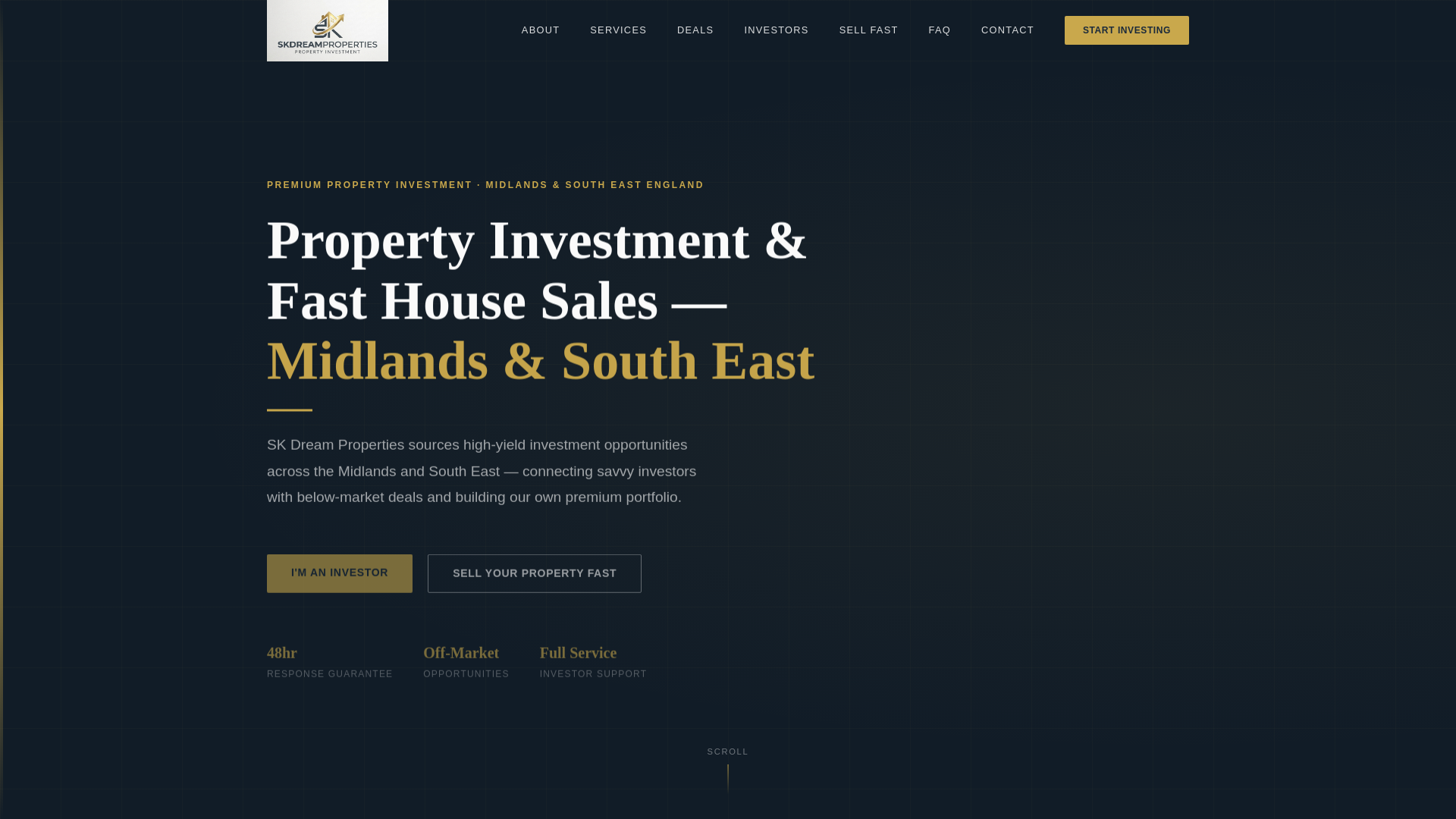 website screenshot of https://skdreamproperties-website.pages.dev/