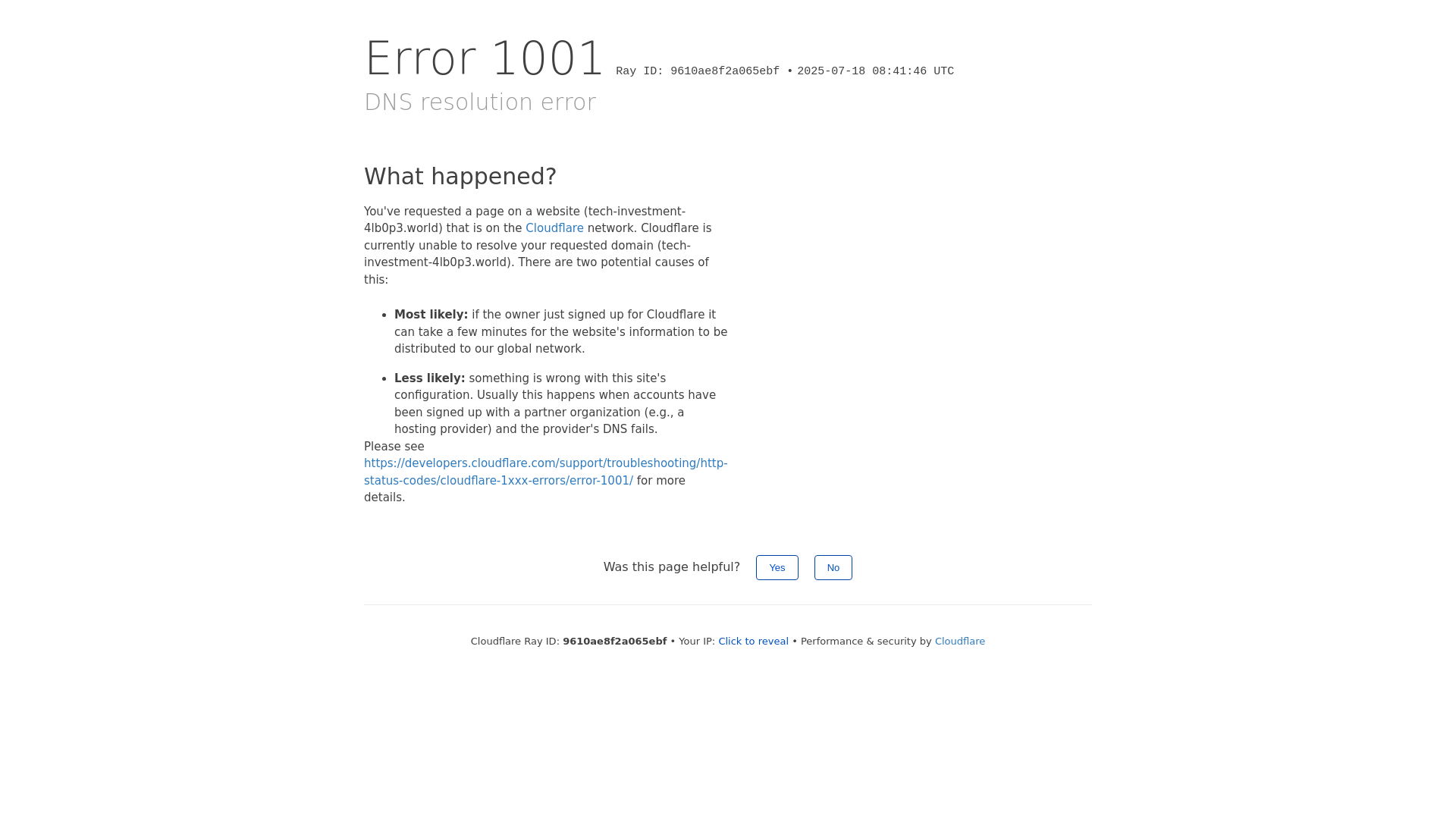 website screenshot of https://tech-investment-4lb0p3.world/