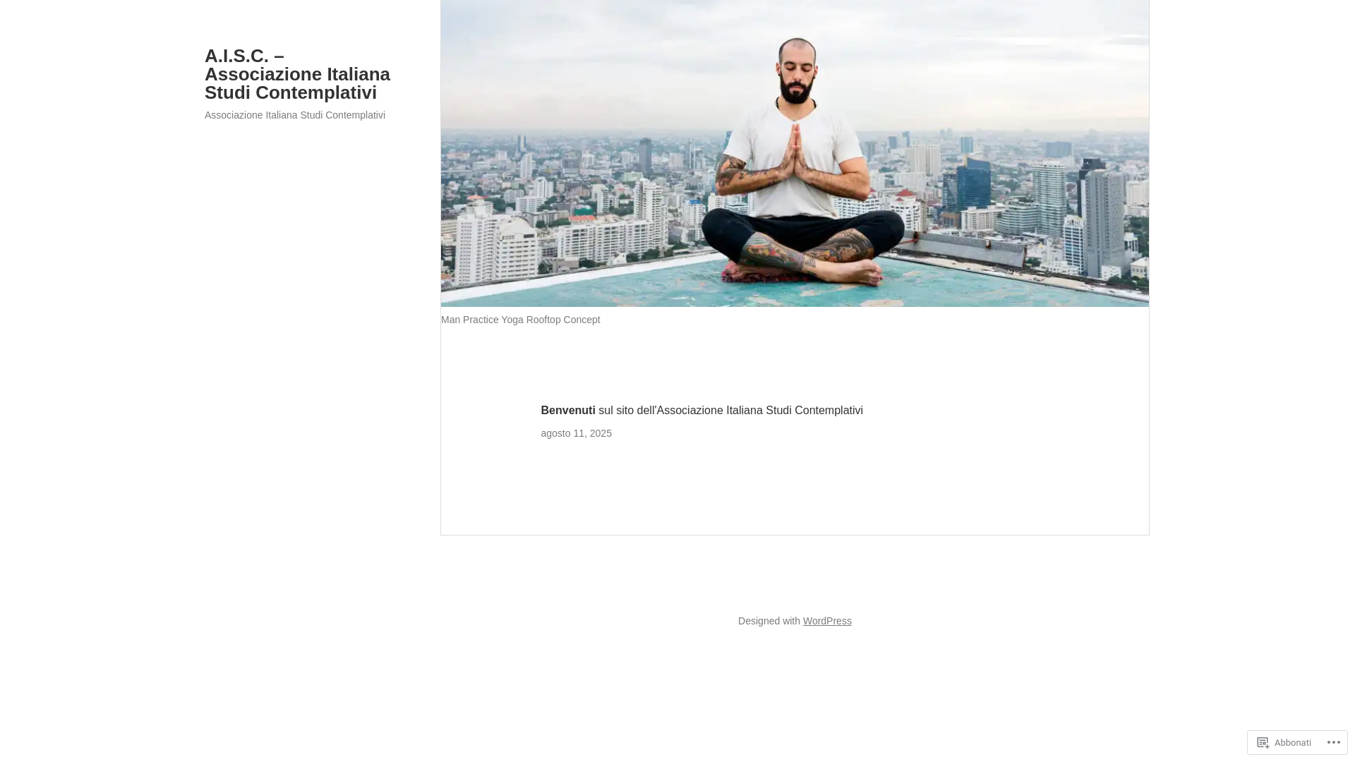 website screenshot of https://aiscets.org/