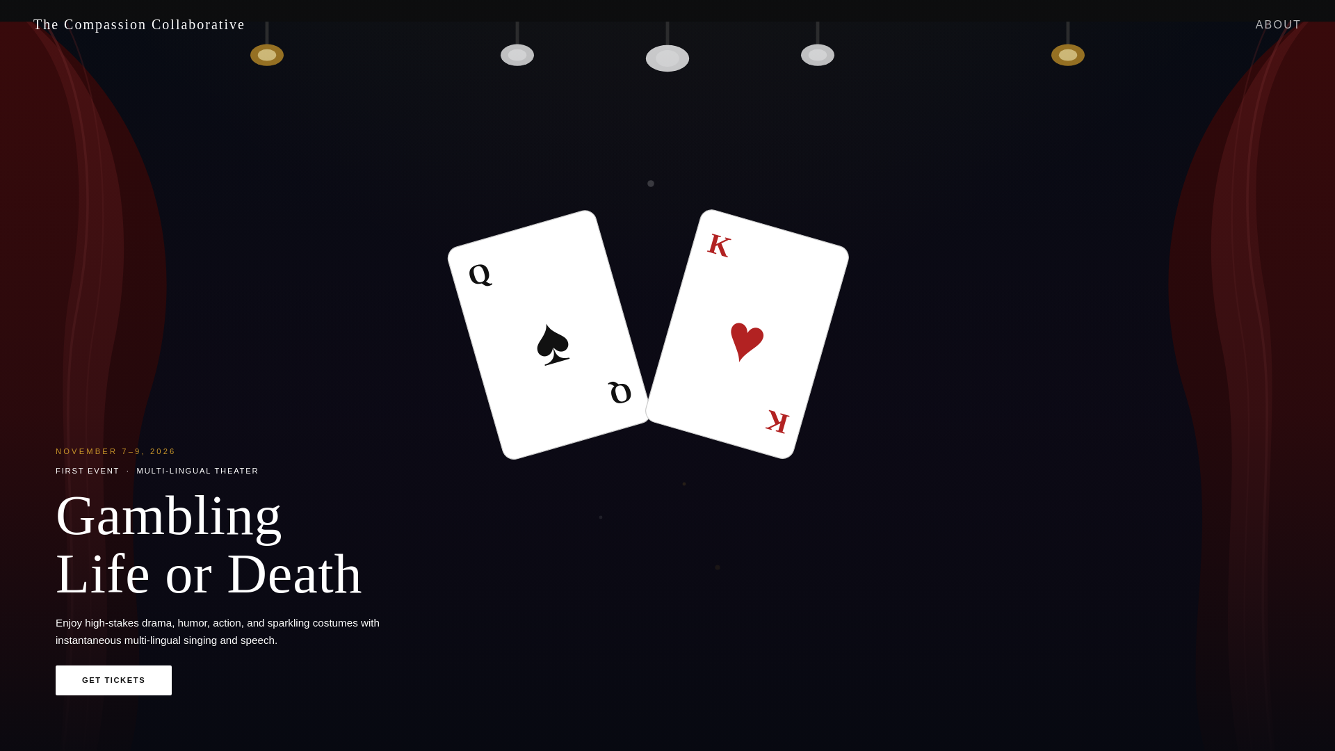 website screenshot of https://compassioncollab.org/