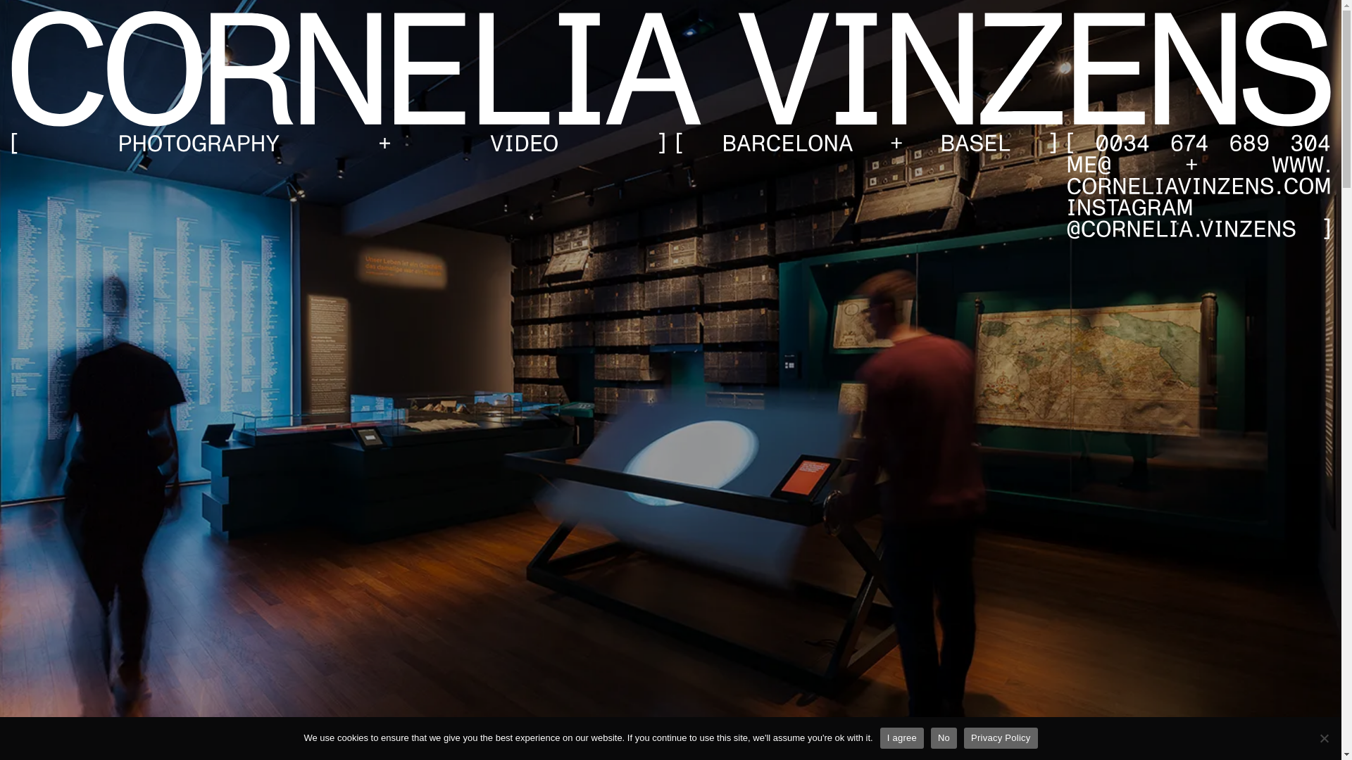 website screenshot of https://corneliavinzens.ch/