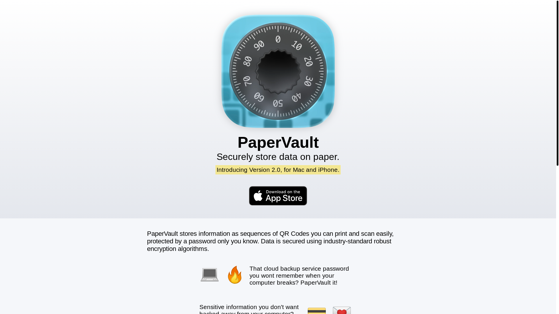 website screenshot of https://papervault.pages.dev/