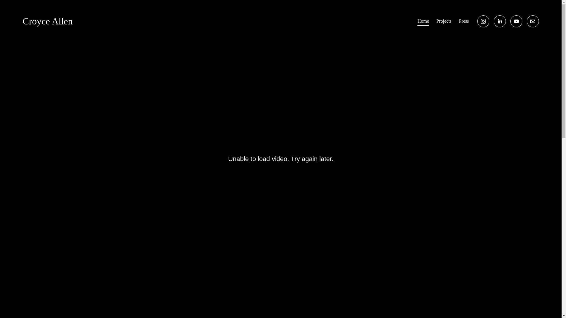website screenshot of https://croyceallen.com/