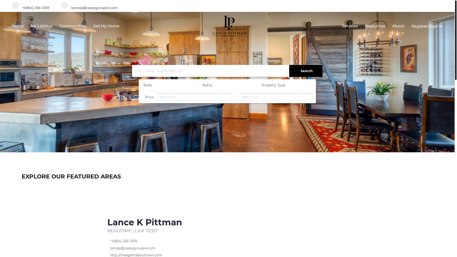 website screenshot of https://realtorupstatesc.com/