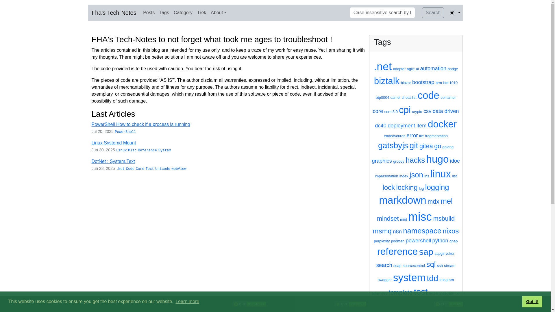 website screenshot of https://fhanotes.pages.dev/