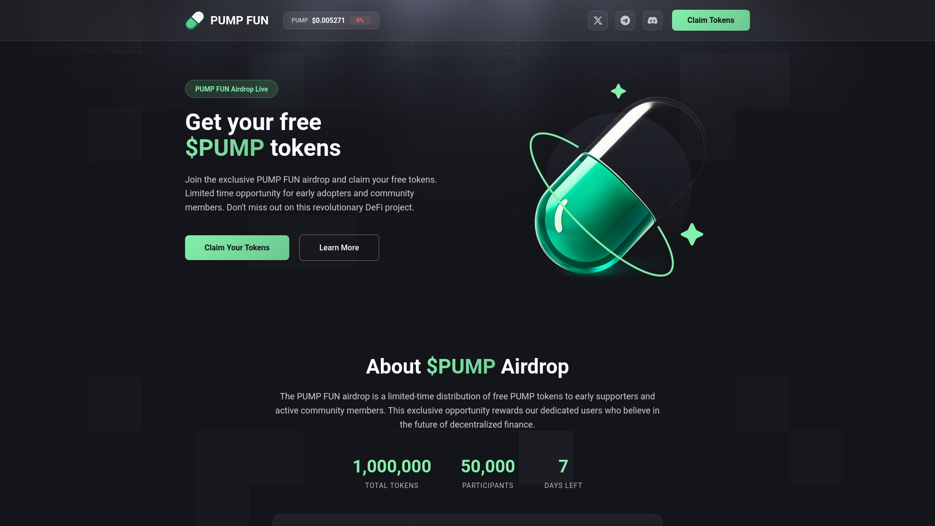 website screenshot of https://pumpfun-booster.com