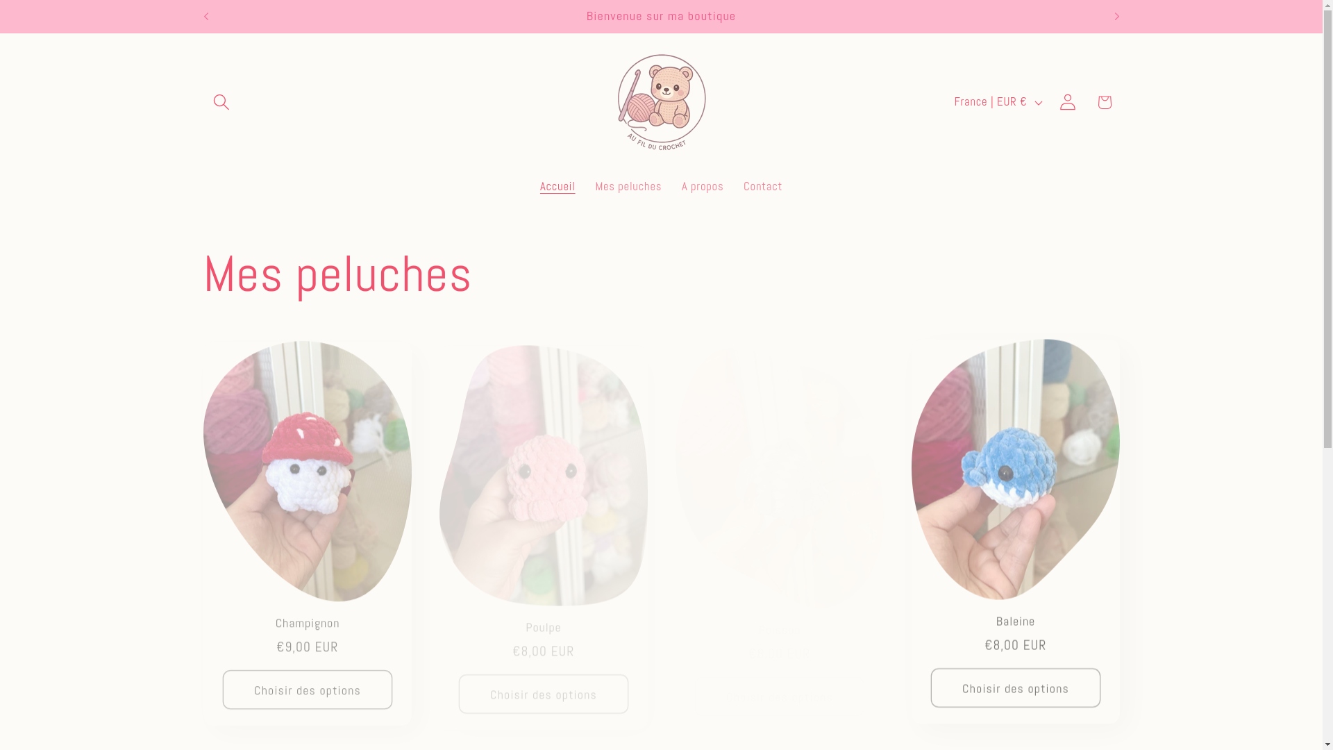 website screenshot of https://au-fil-du-crochet.com/