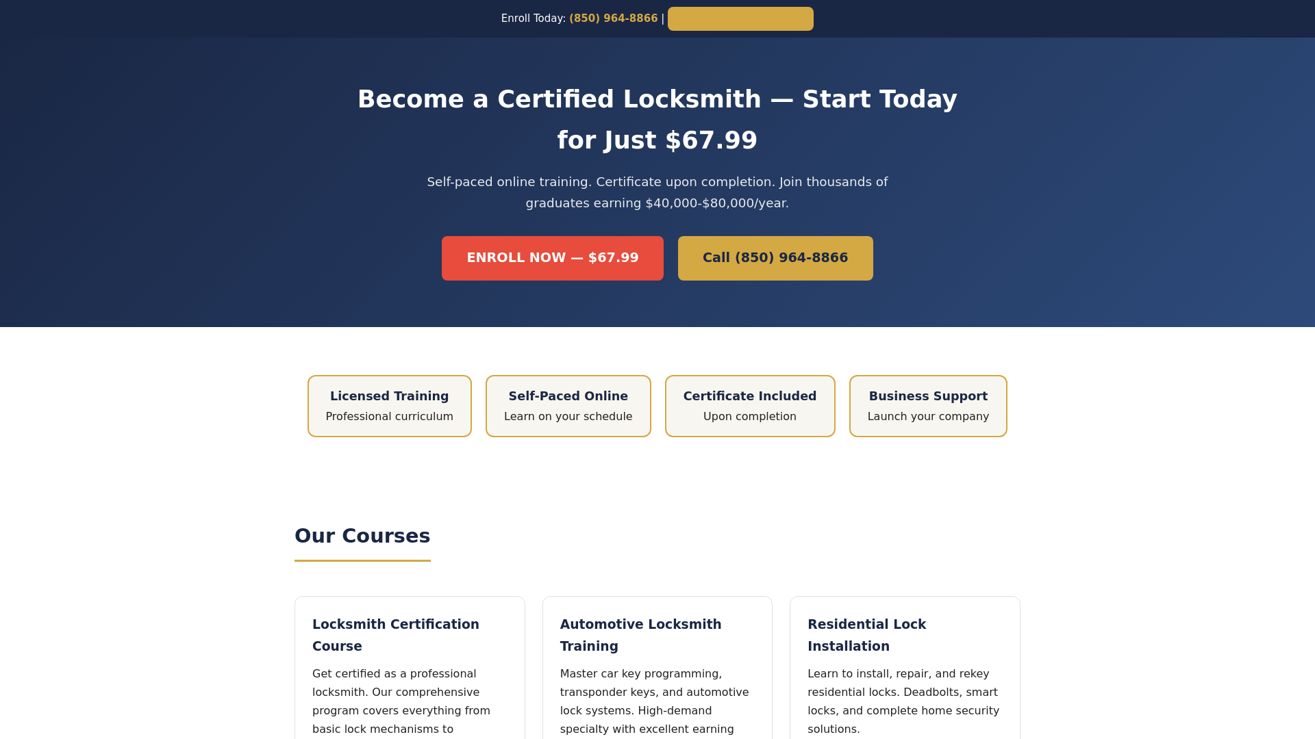 website screenshot of https://lockpro-academy.pages.dev/
