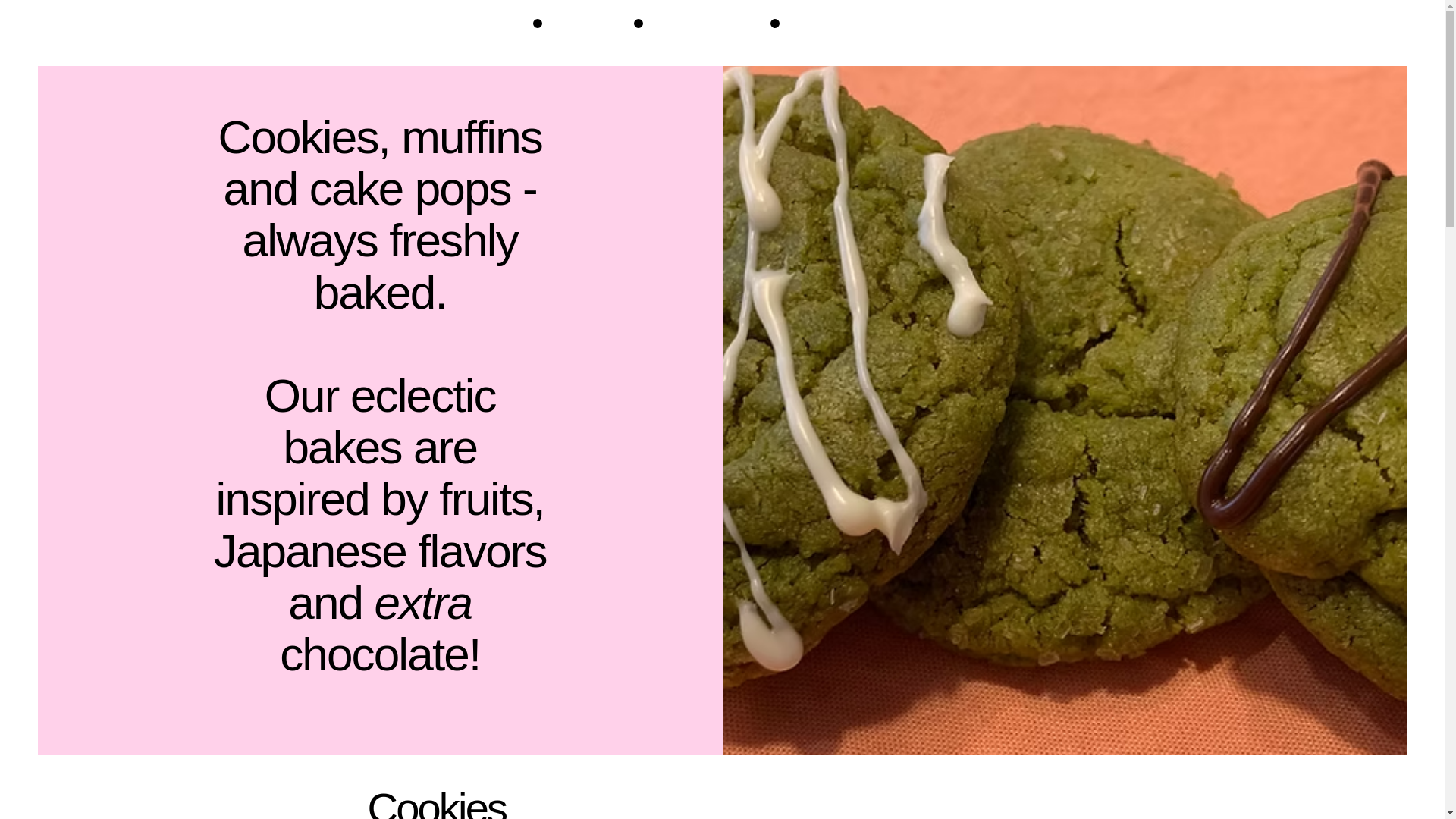 website screenshot of https://hana-bake-shop.com/