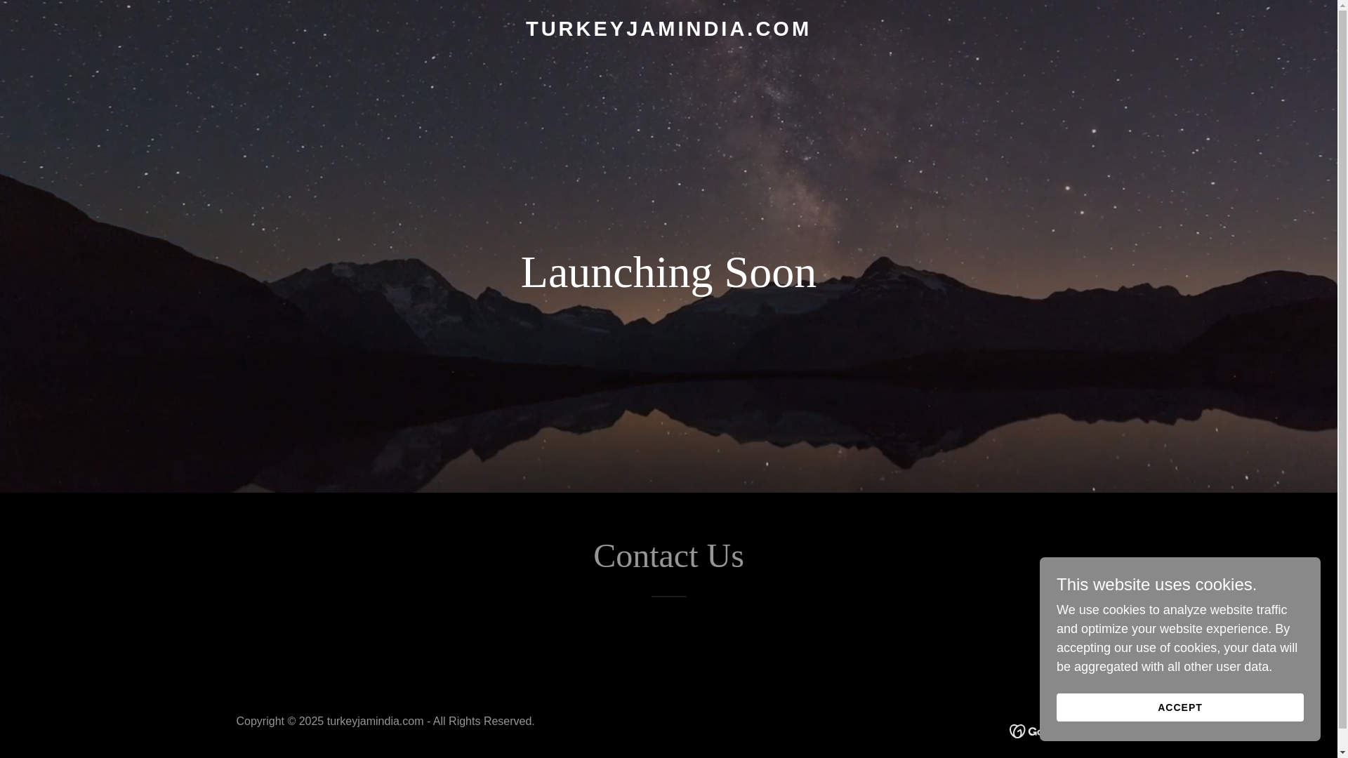 website screenshot of https://turkeyjamindia.com/