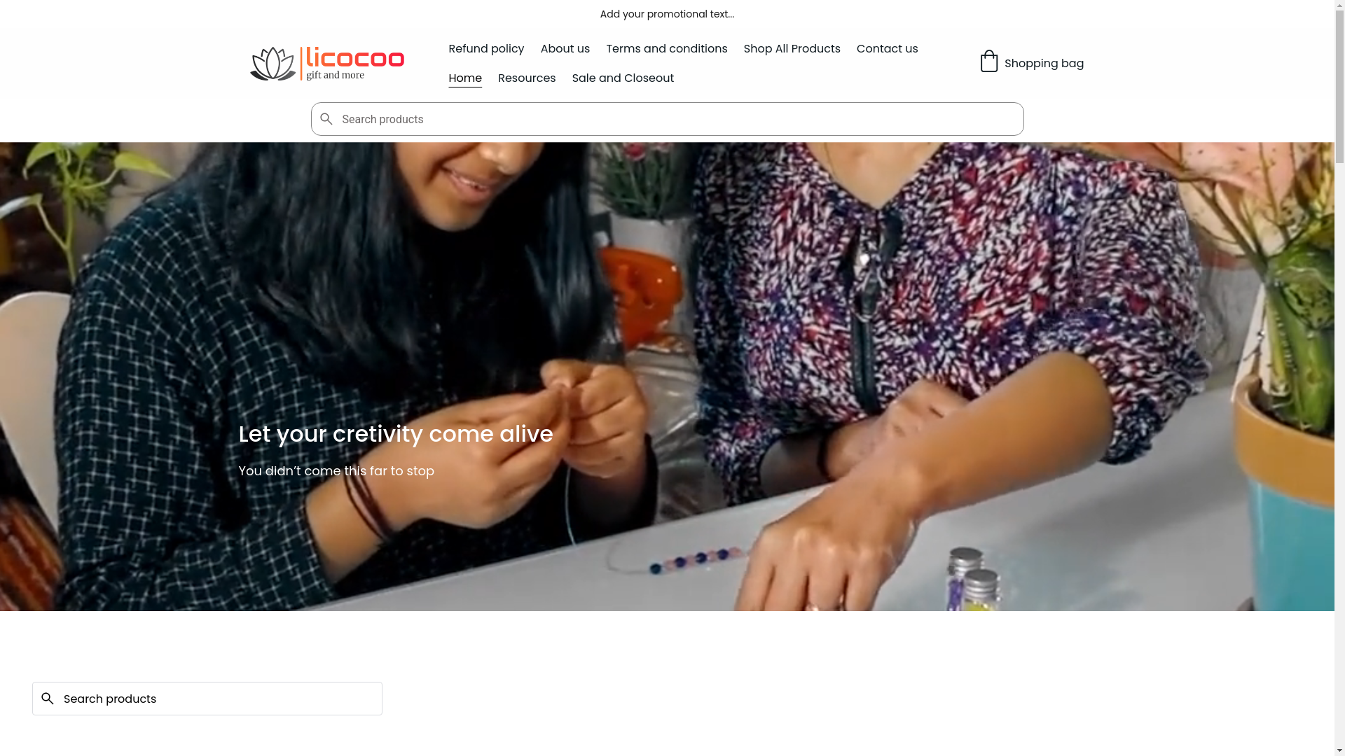 website screenshot of https://firedragonbead.com/
