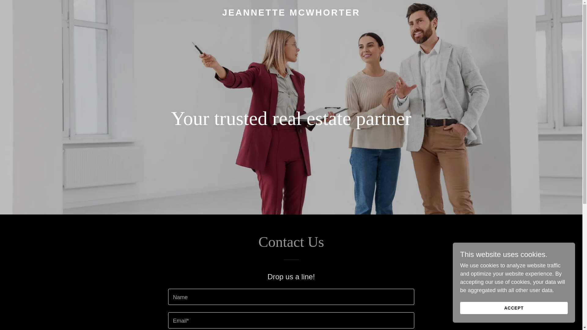 website screenshot of https://jeanettemcwhorter.com/