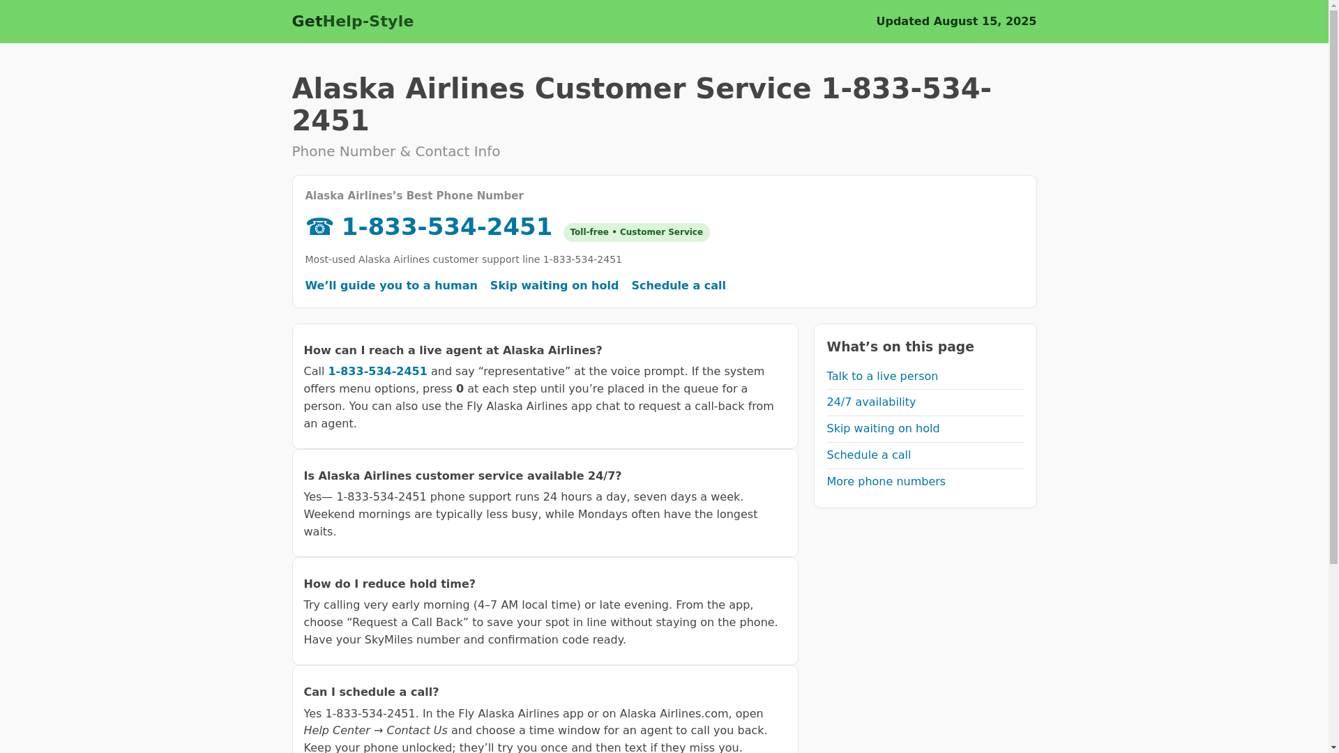website screenshot of https://official-alaska-helpcentersite.pages.dev/