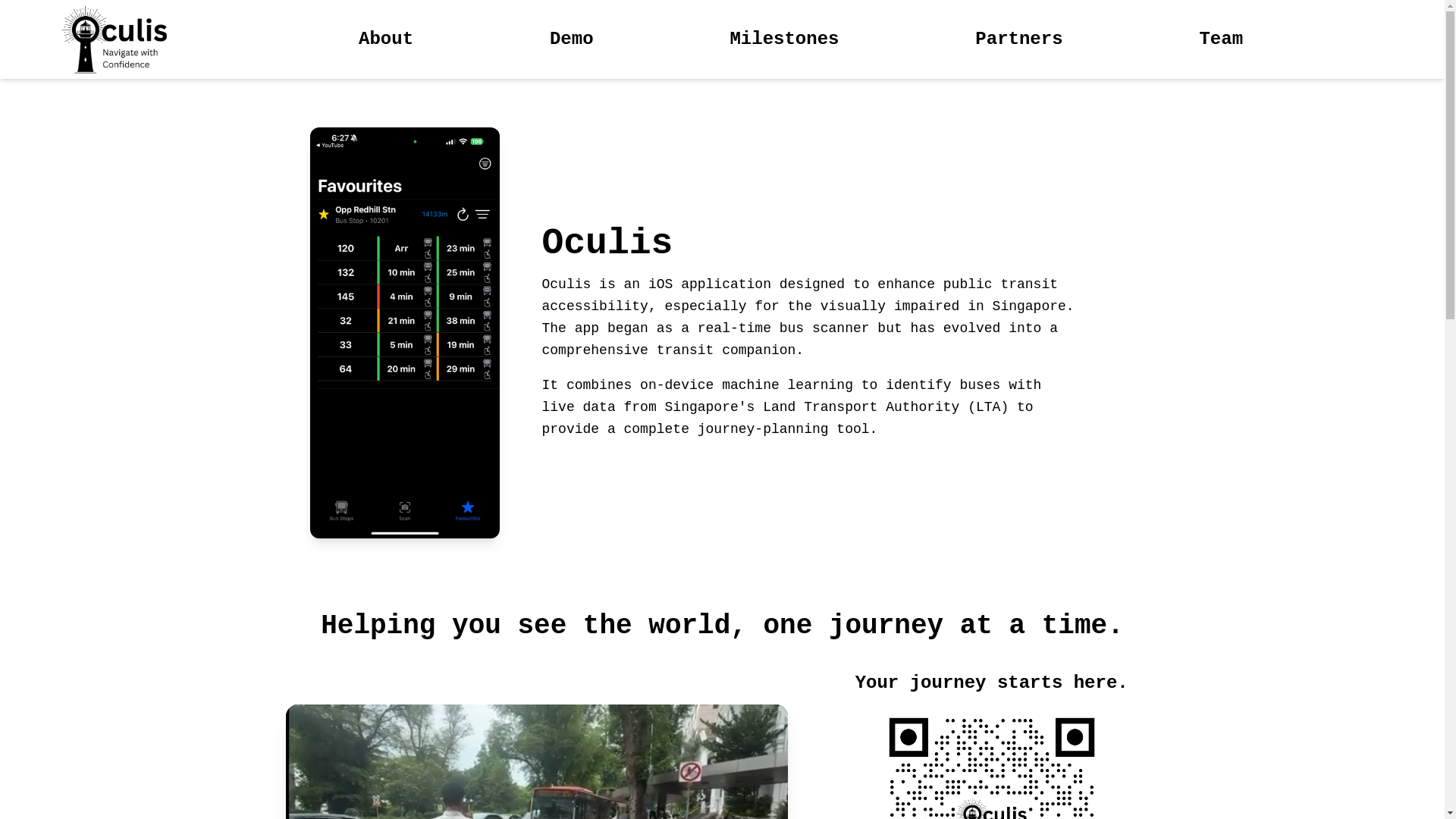 website screenshot of https://oculis-website.pages.dev/