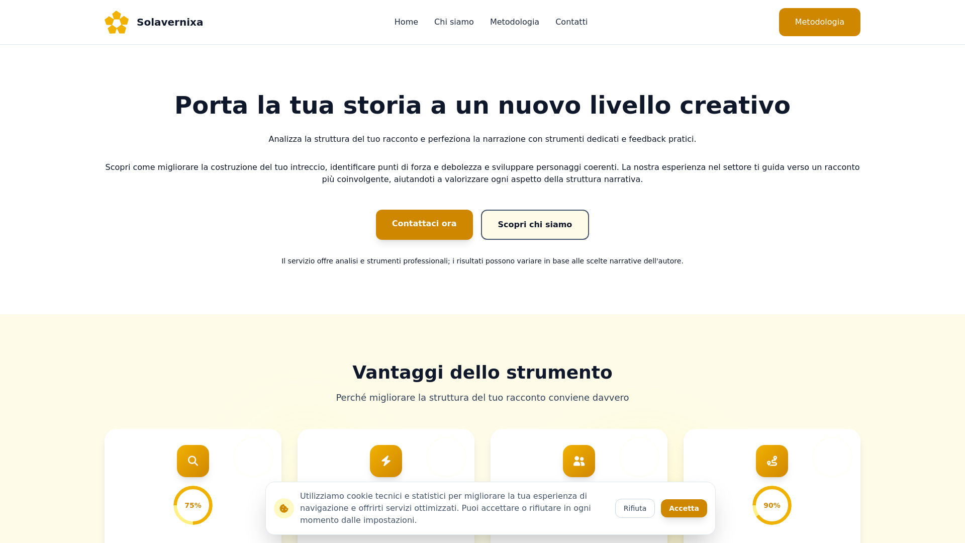 website screenshot of https://solavernixa.com/