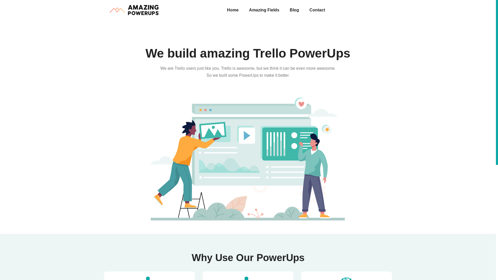 website screenshot of https://amazing-powerups.pages.dev/