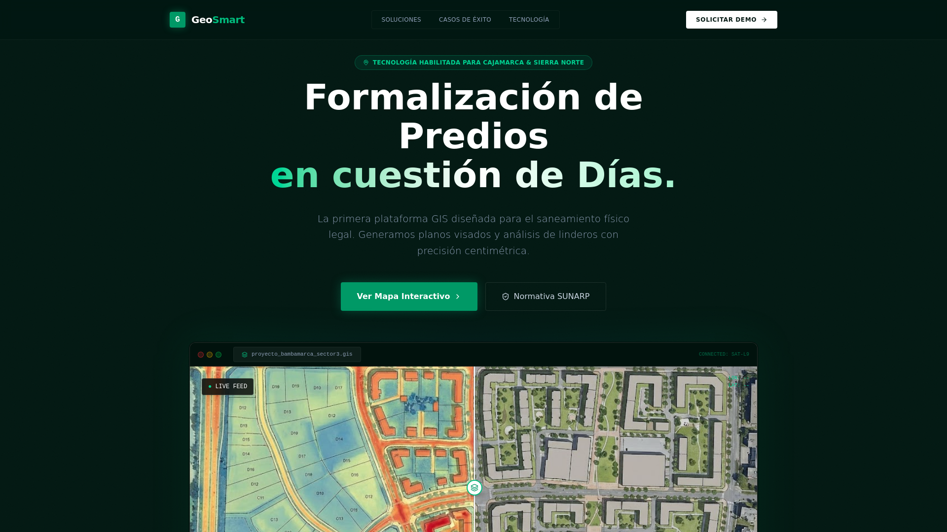 website screenshot of https://geolanding-demo.pages.dev/