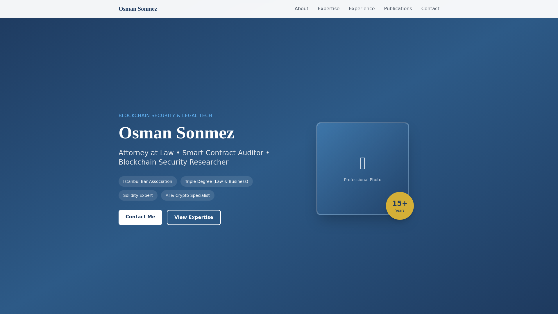 website screenshot of https://osmansonmez.pages.dev/