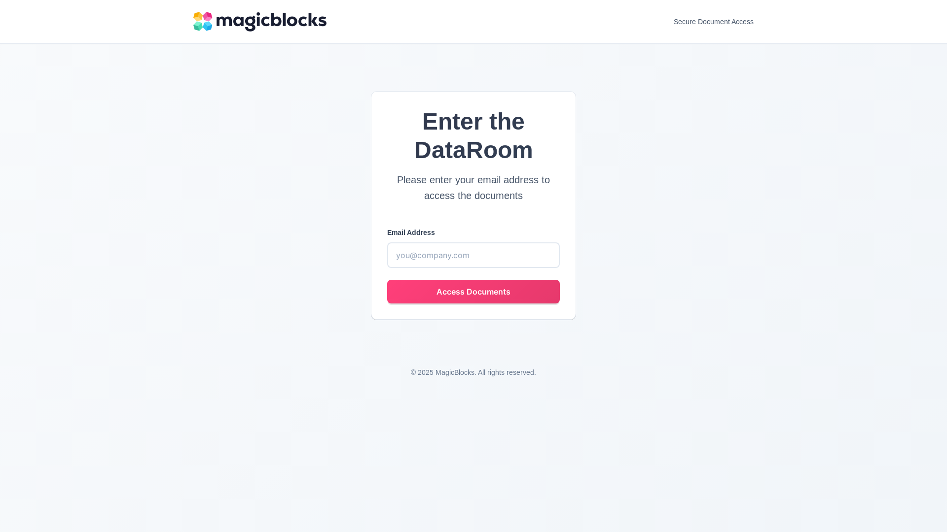 website screenshot of https://dataroom-7xz.pages.dev/