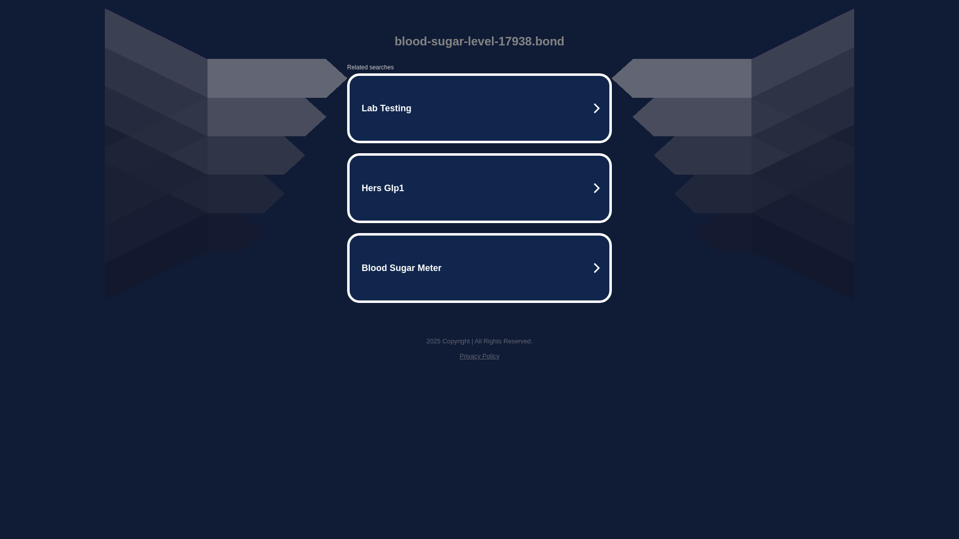 website screenshot of https://blood-sugar-level-17938.bond/