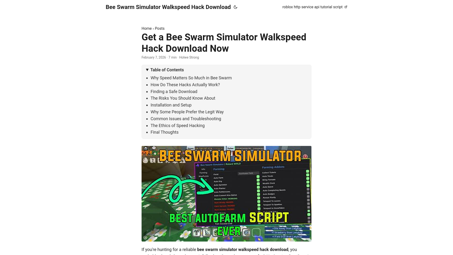 website screenshot of https://bee-swarm-simulator-walkspeed-hack-download.pages.dev/