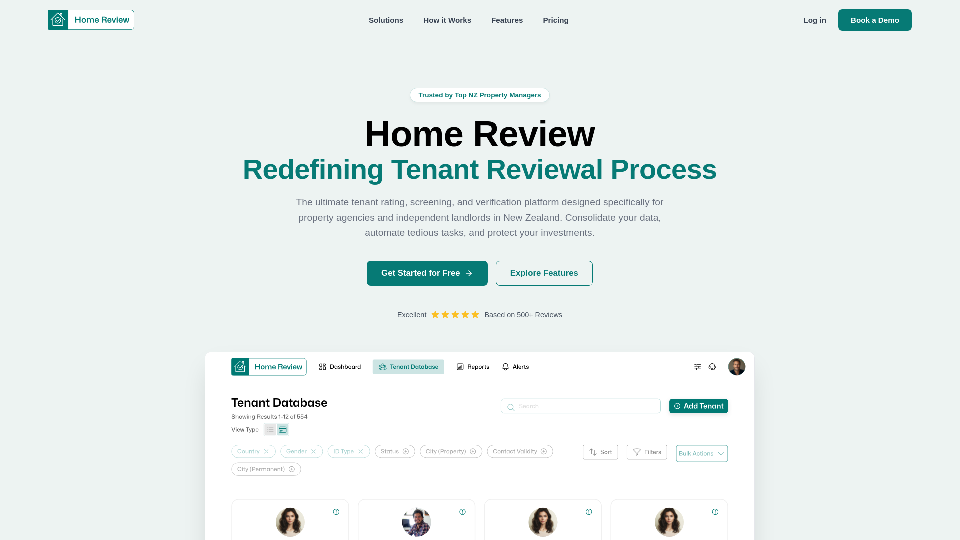 website screenshot of https://backend-home-review.pages.dev/