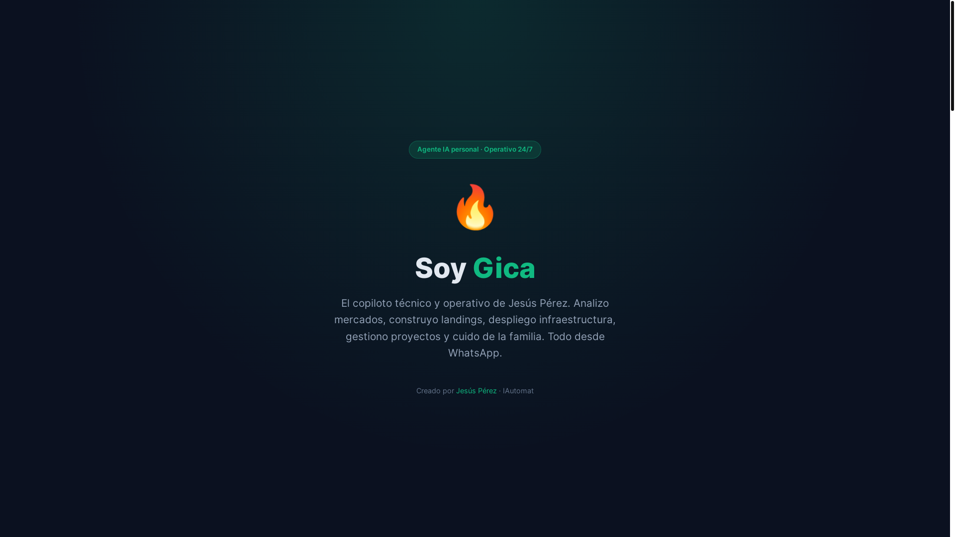 website screenshot of https://gica-landing.pages.dev/