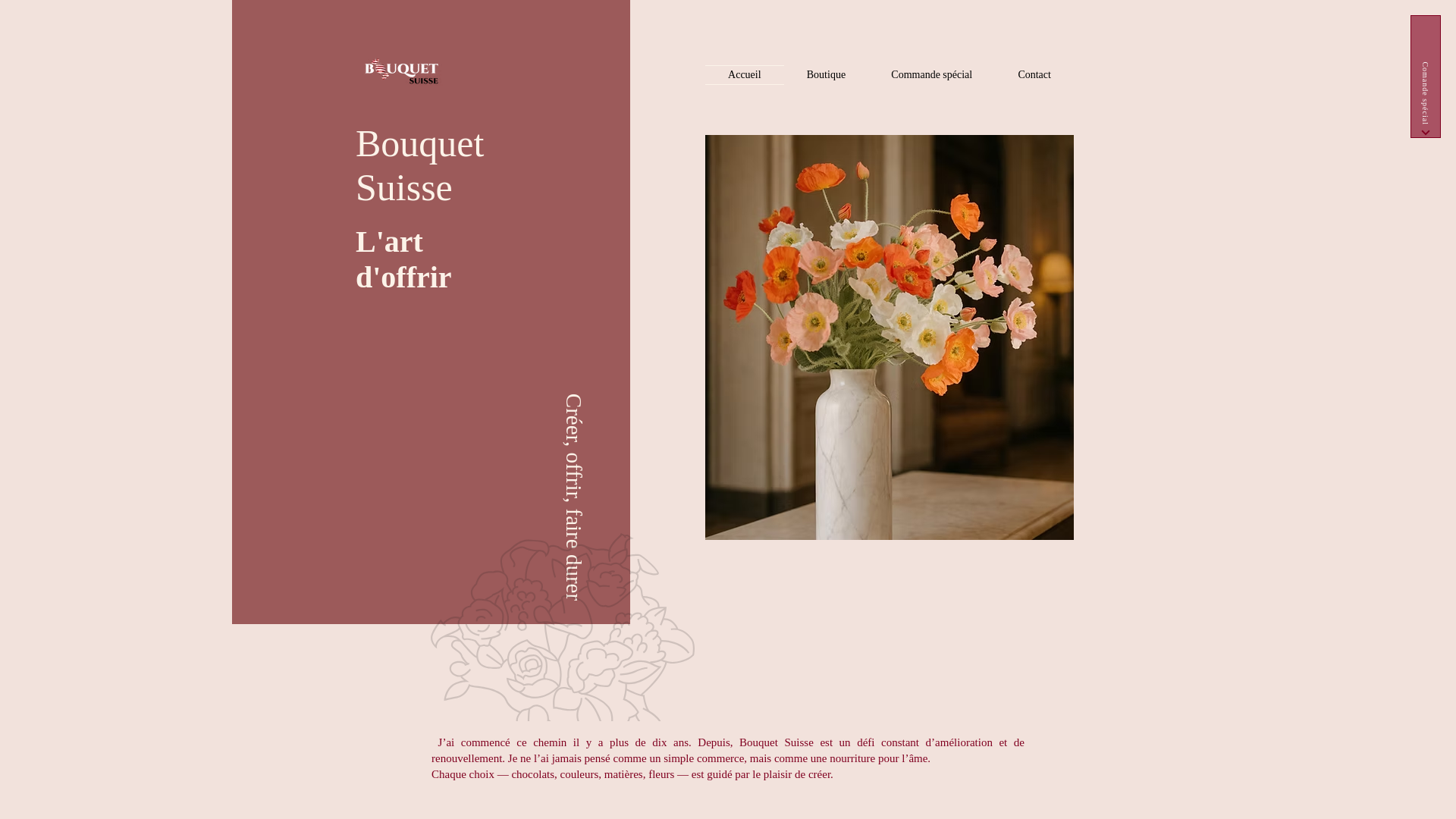 website screenshot of https://petitefeteexpress.ch/