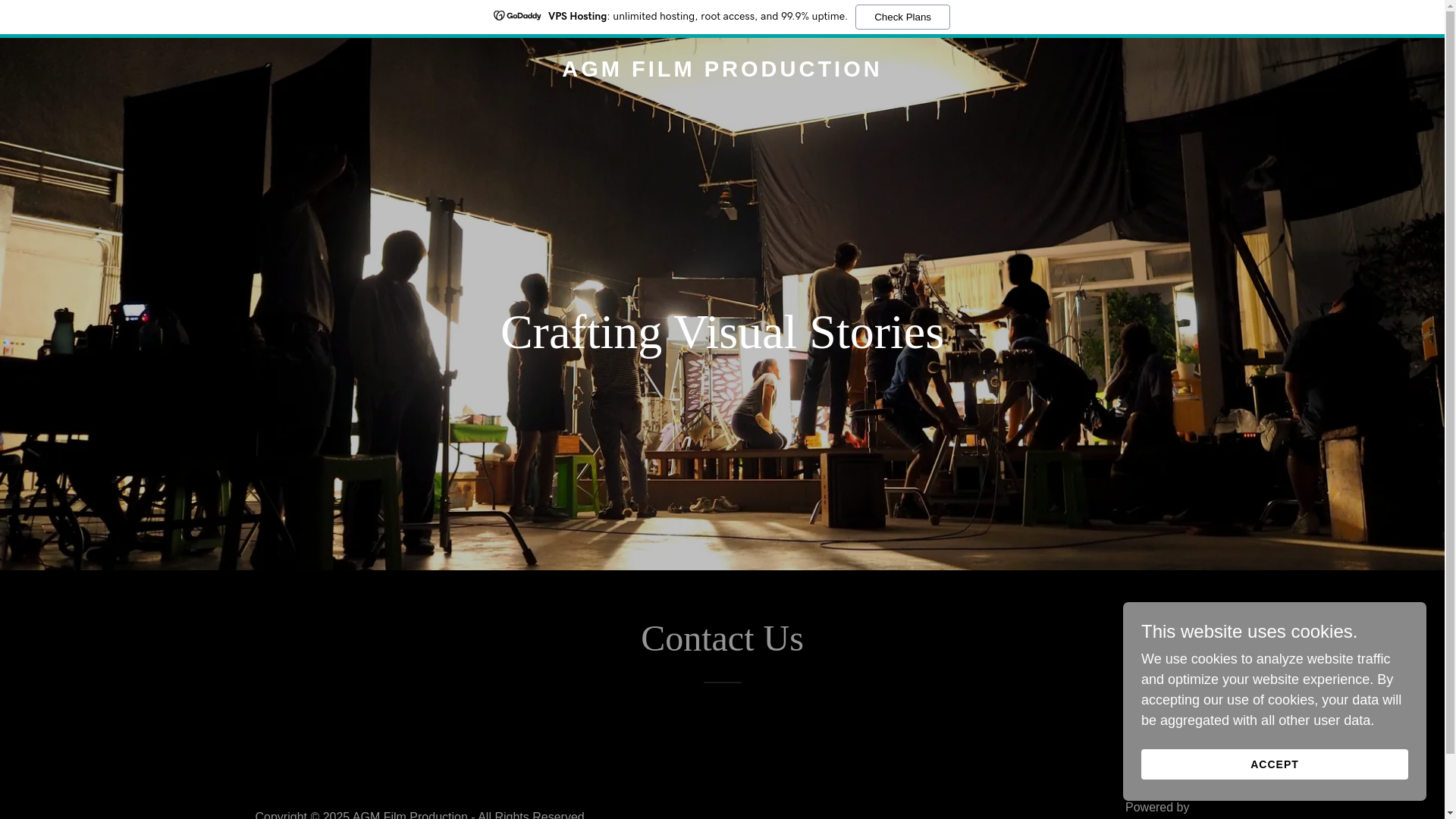 website screenshot of https://agmfilmproduction.com/