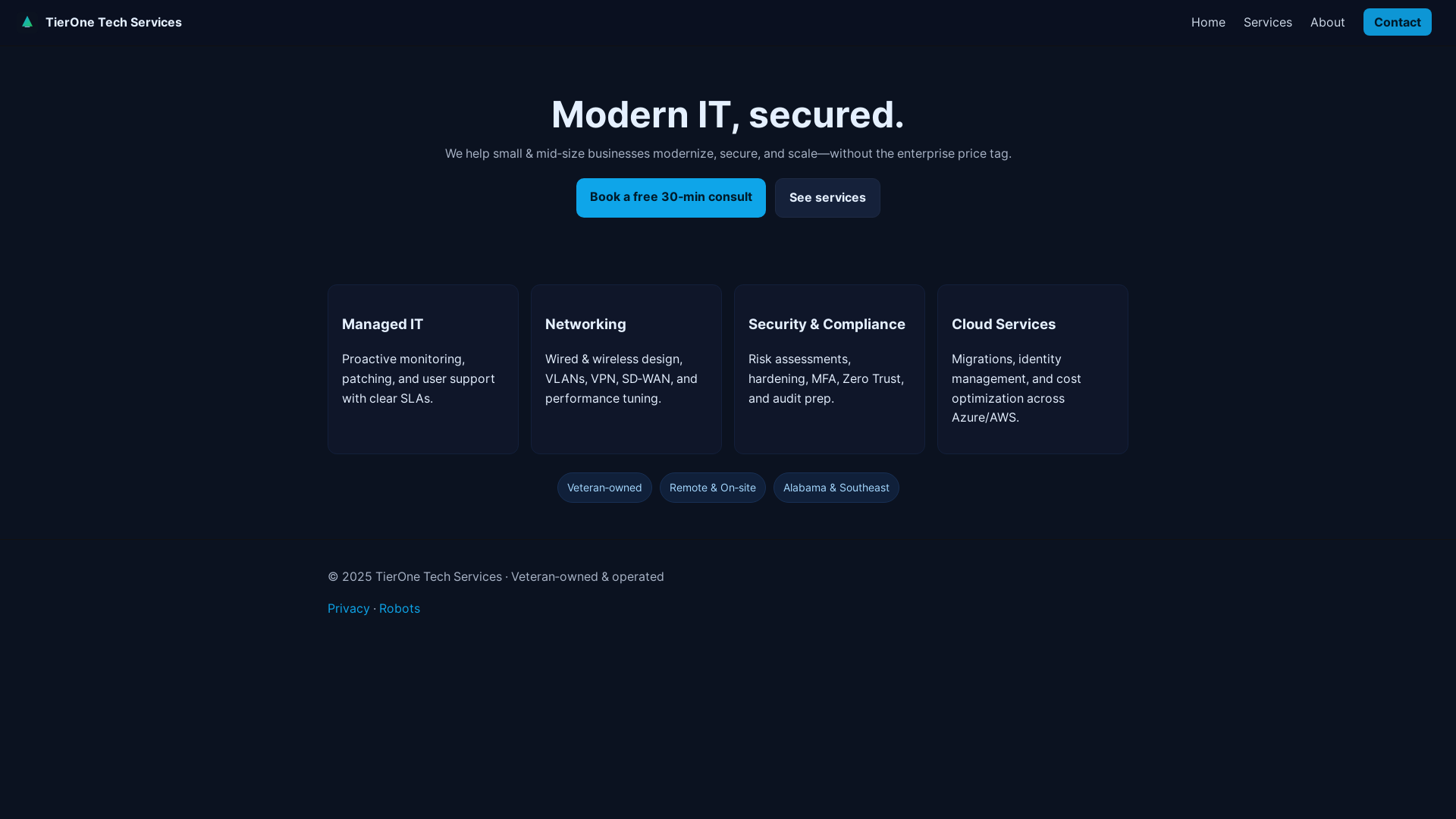website screenshot of https://business-website-cnu.pages.dev/