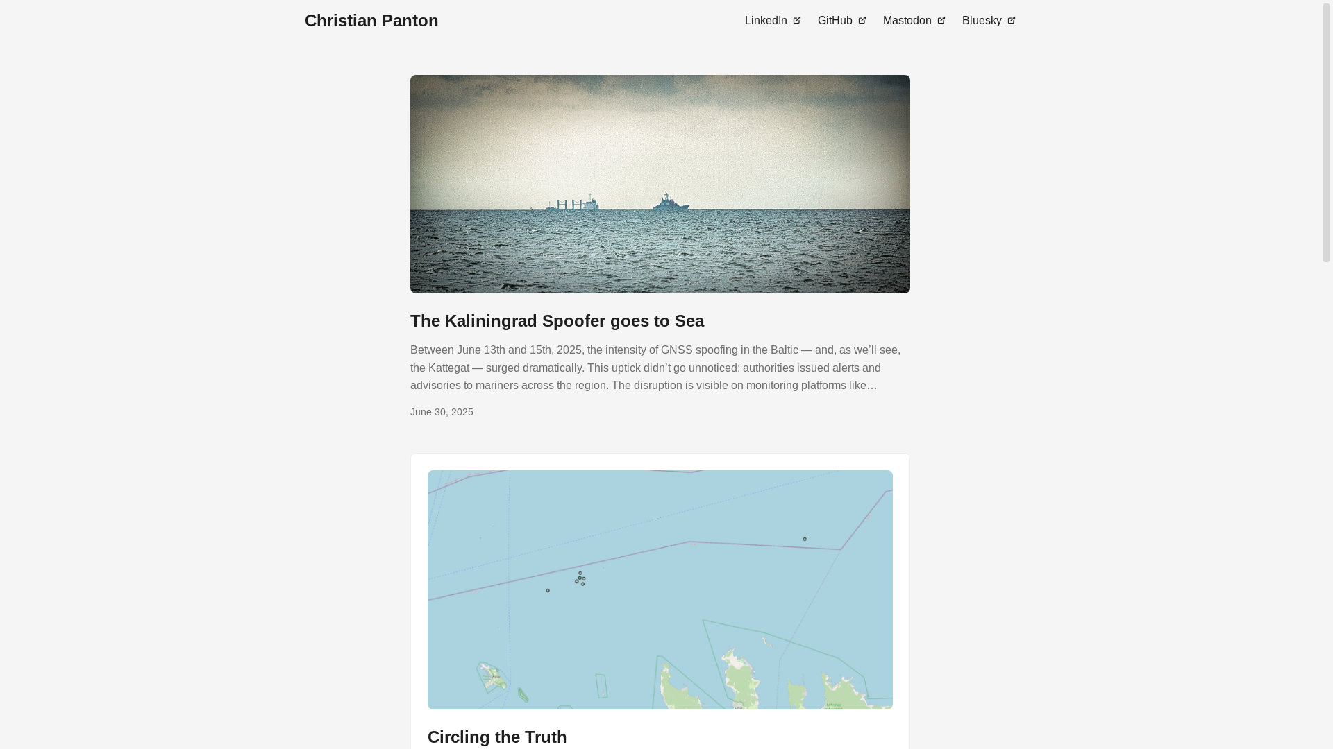 website screenshot of https://christian-panton-org.pages.dev/