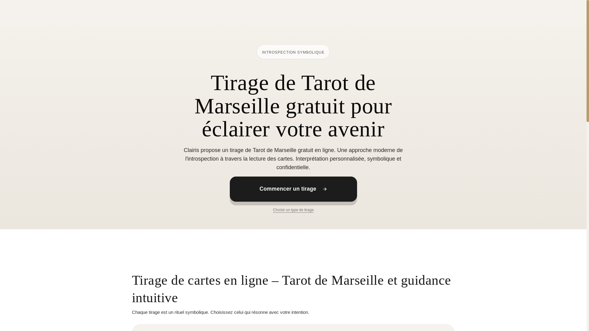 website screenshot of https://clairis.ch/
