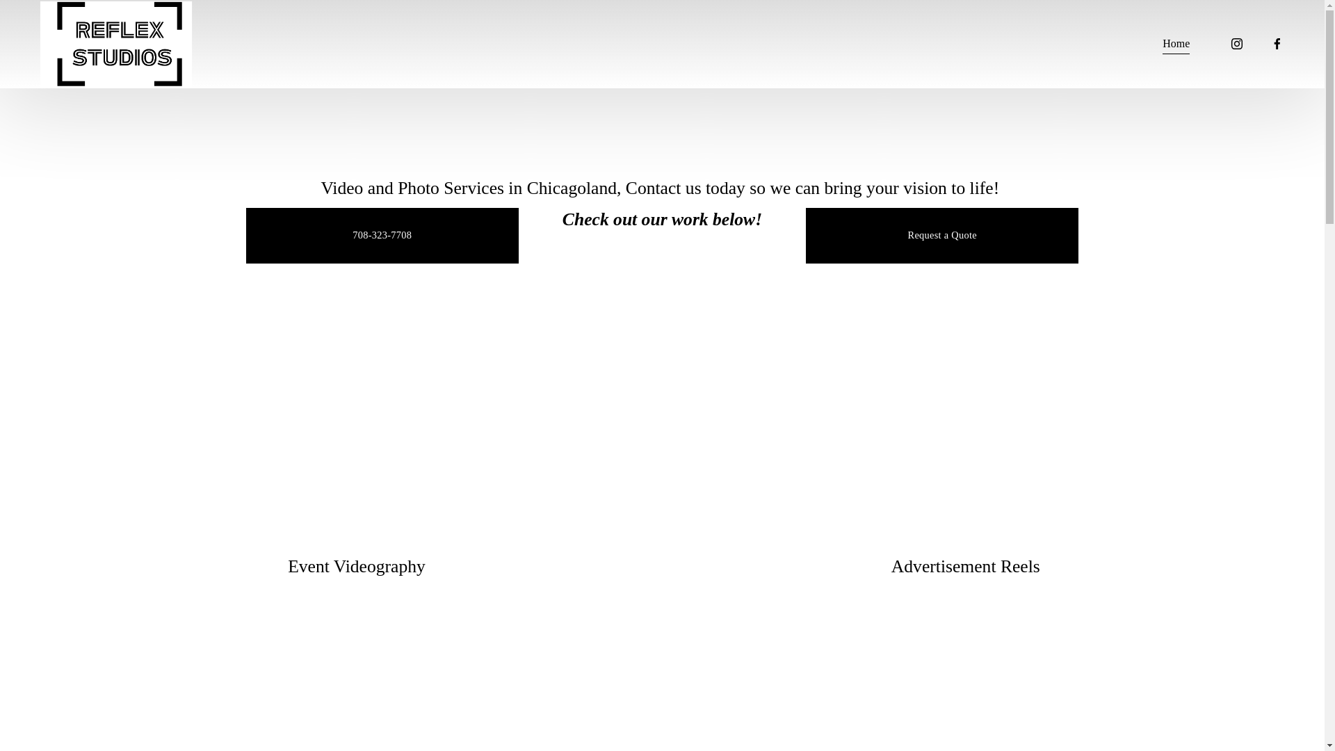 website screenshot of https://reflexstudios.art/