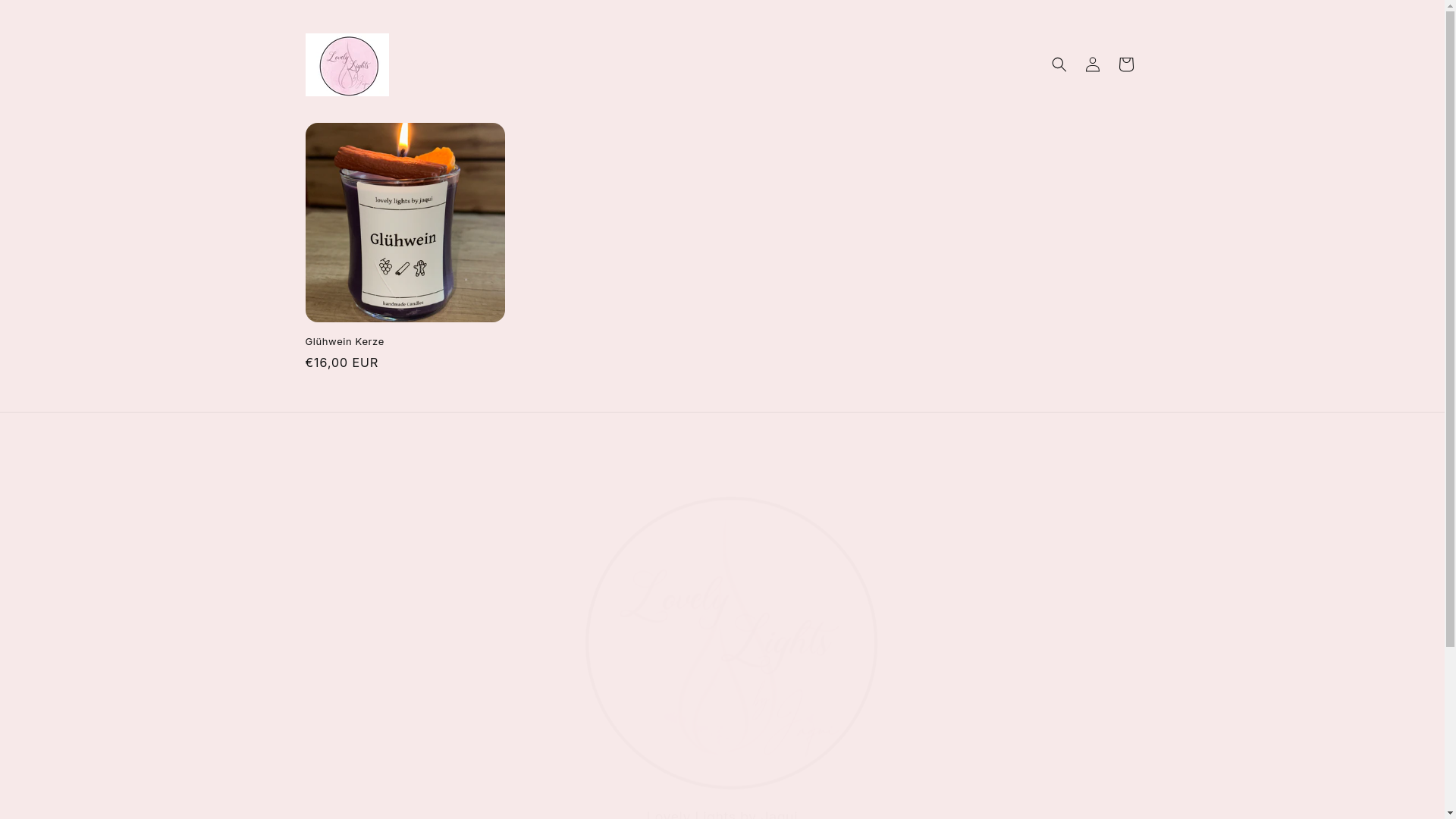 website screenshot of https://lovelylightsbyjaqui.com/