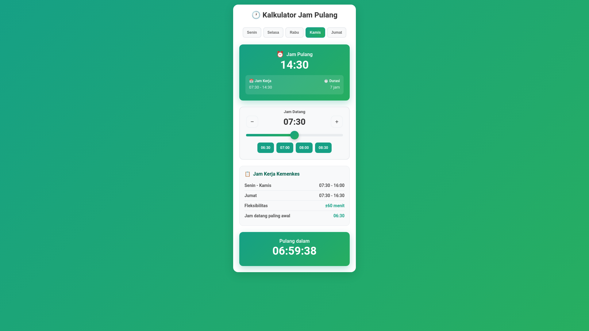 website screenshot of https://pulang.pages.dev/