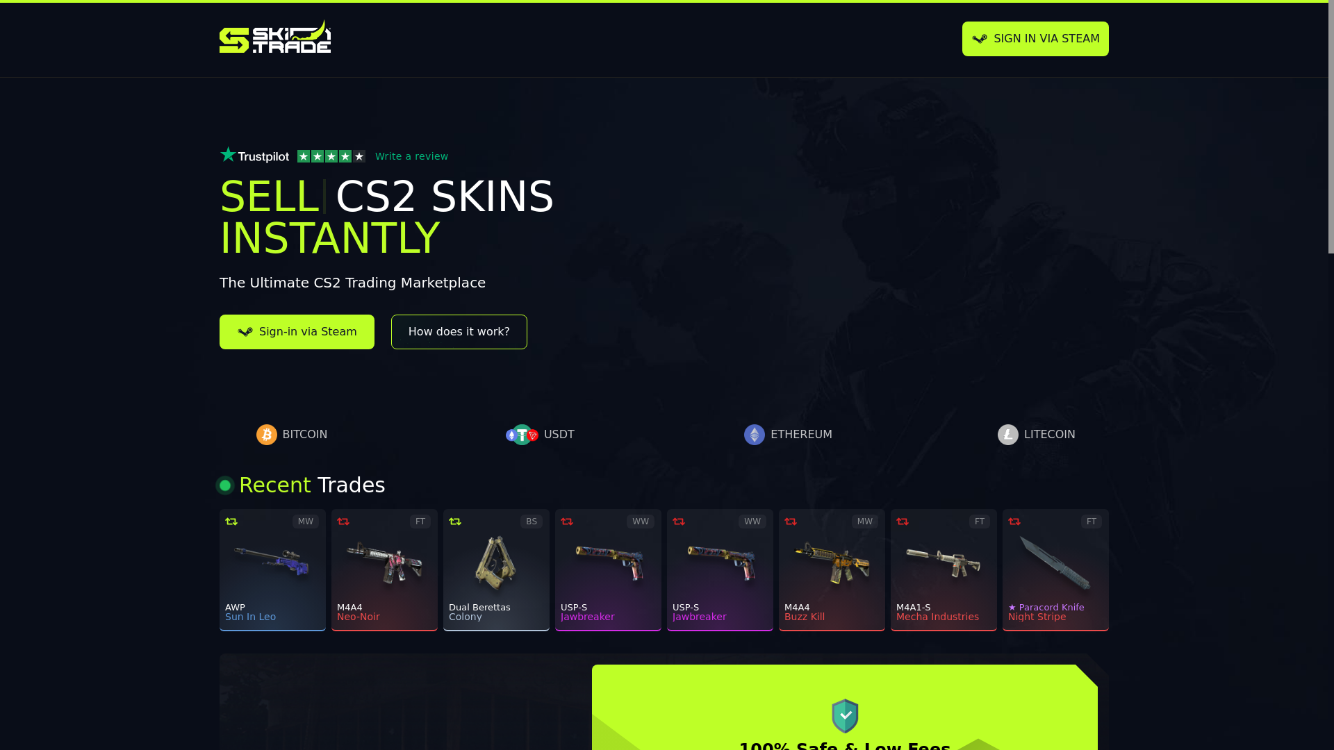 website screenshot of https://csoffer.me/