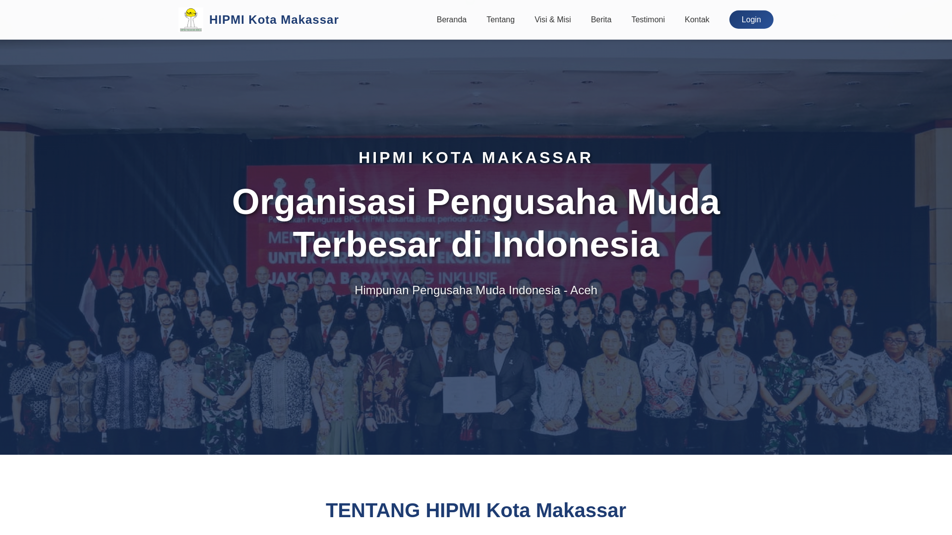 website screenshot of https://hipmimakassarkota.org/