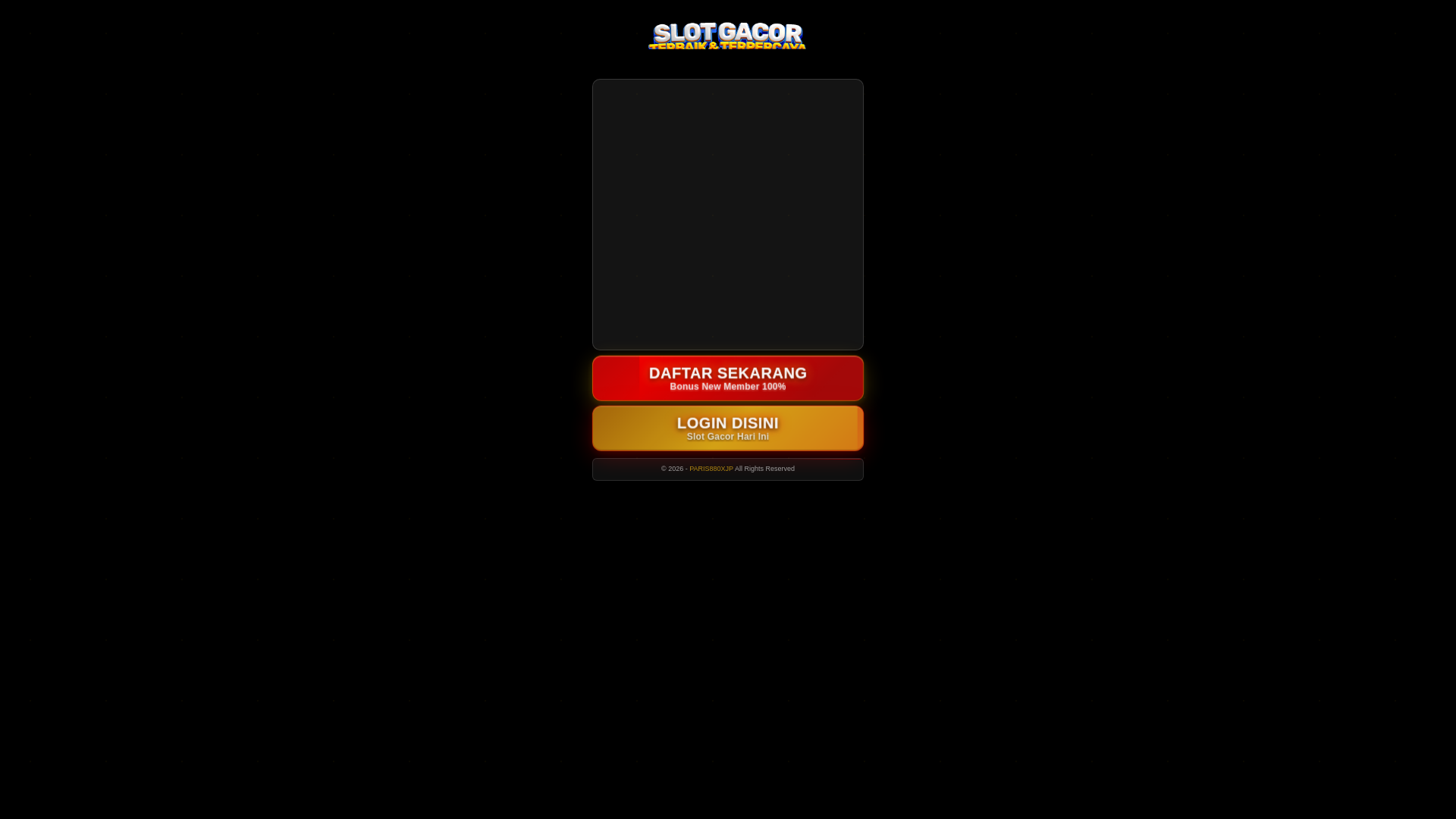 website screenshot of https://paris880xjp.live/